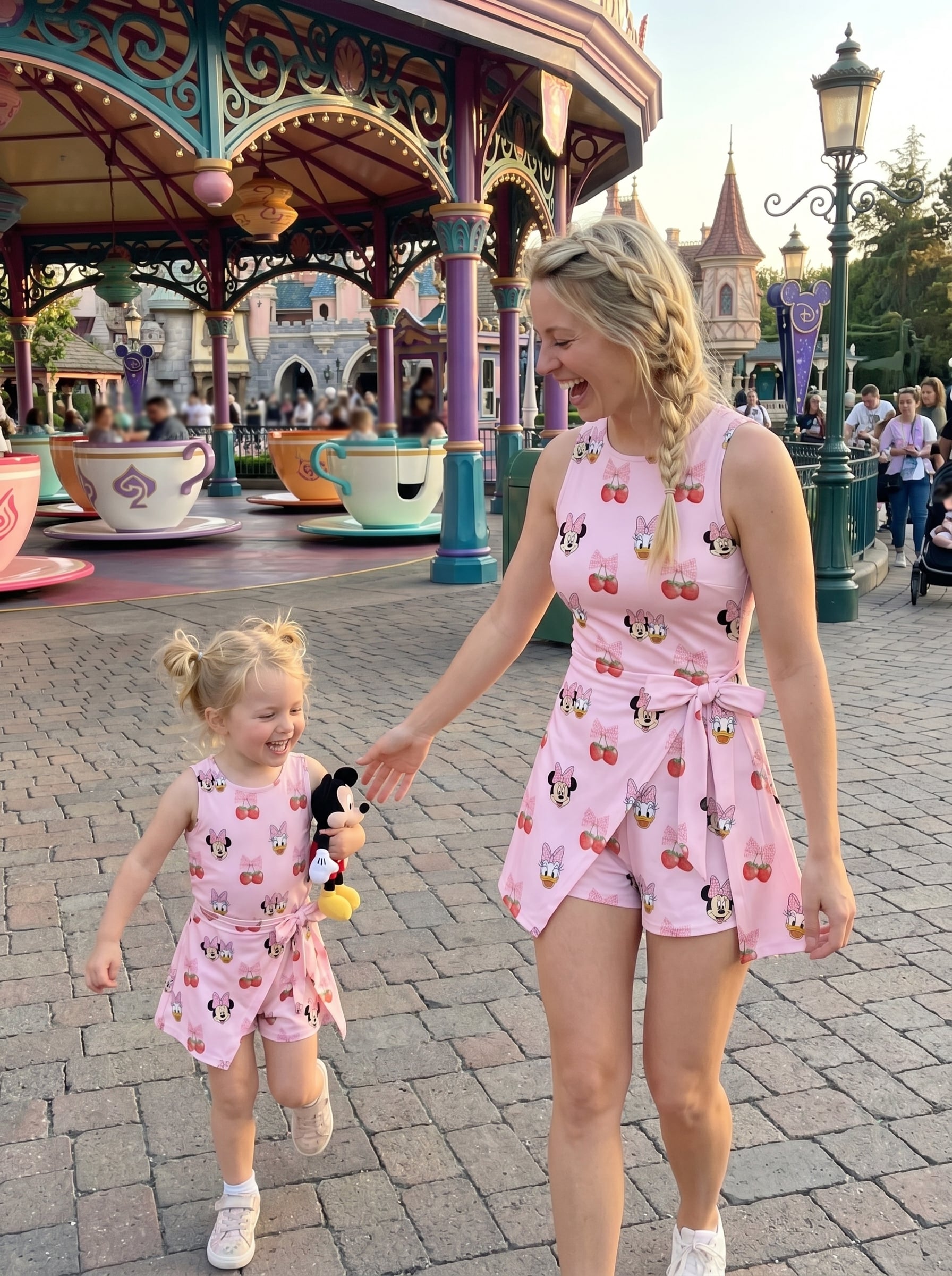 Minnie Mouse Cherry Tennis Dress Skirt, Disney Tennis Skort For Women