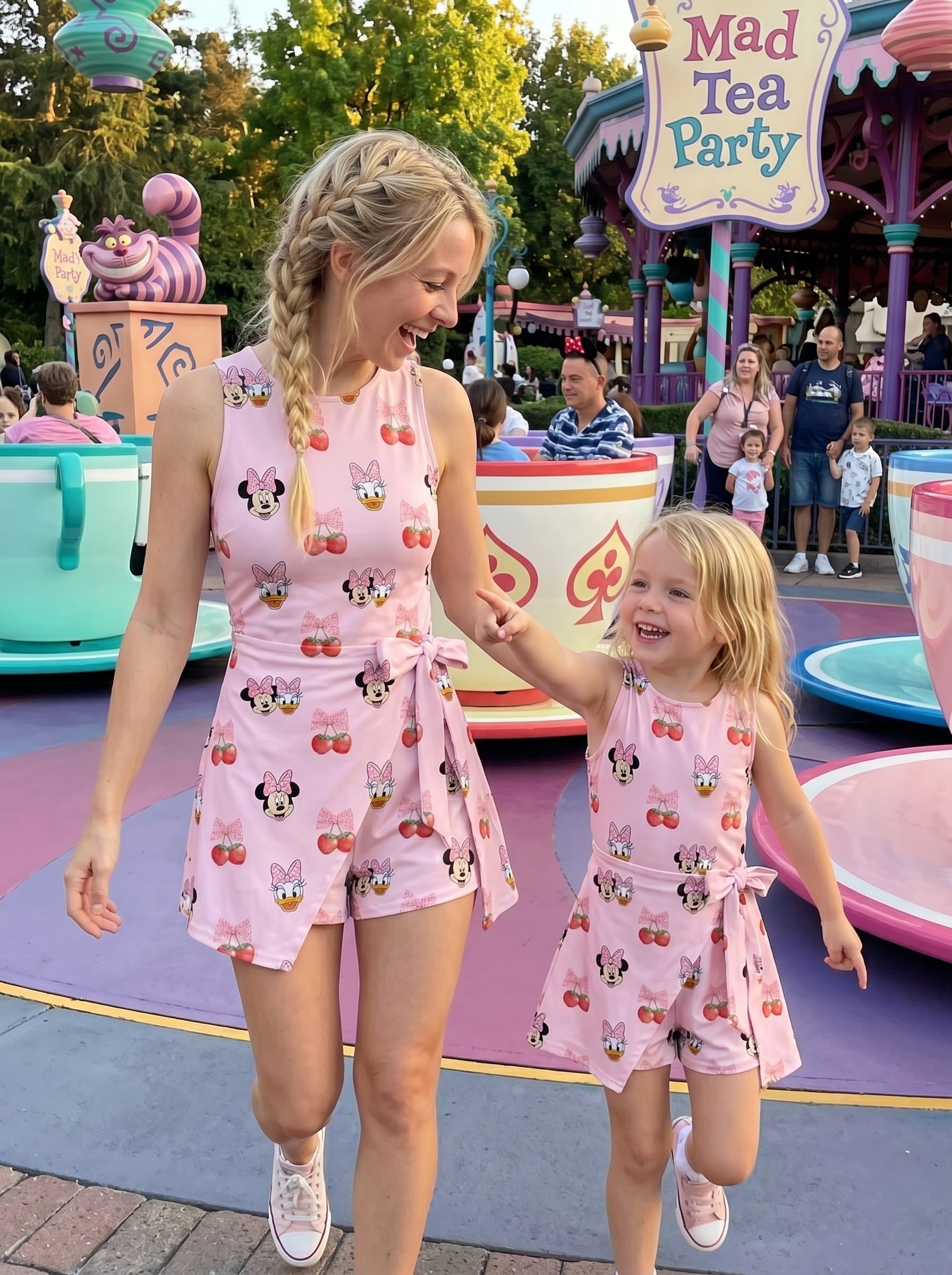 Minnie Mouse Cherry Tennis Dress Skirt, Disney Tennis Skort For Women - Image 4