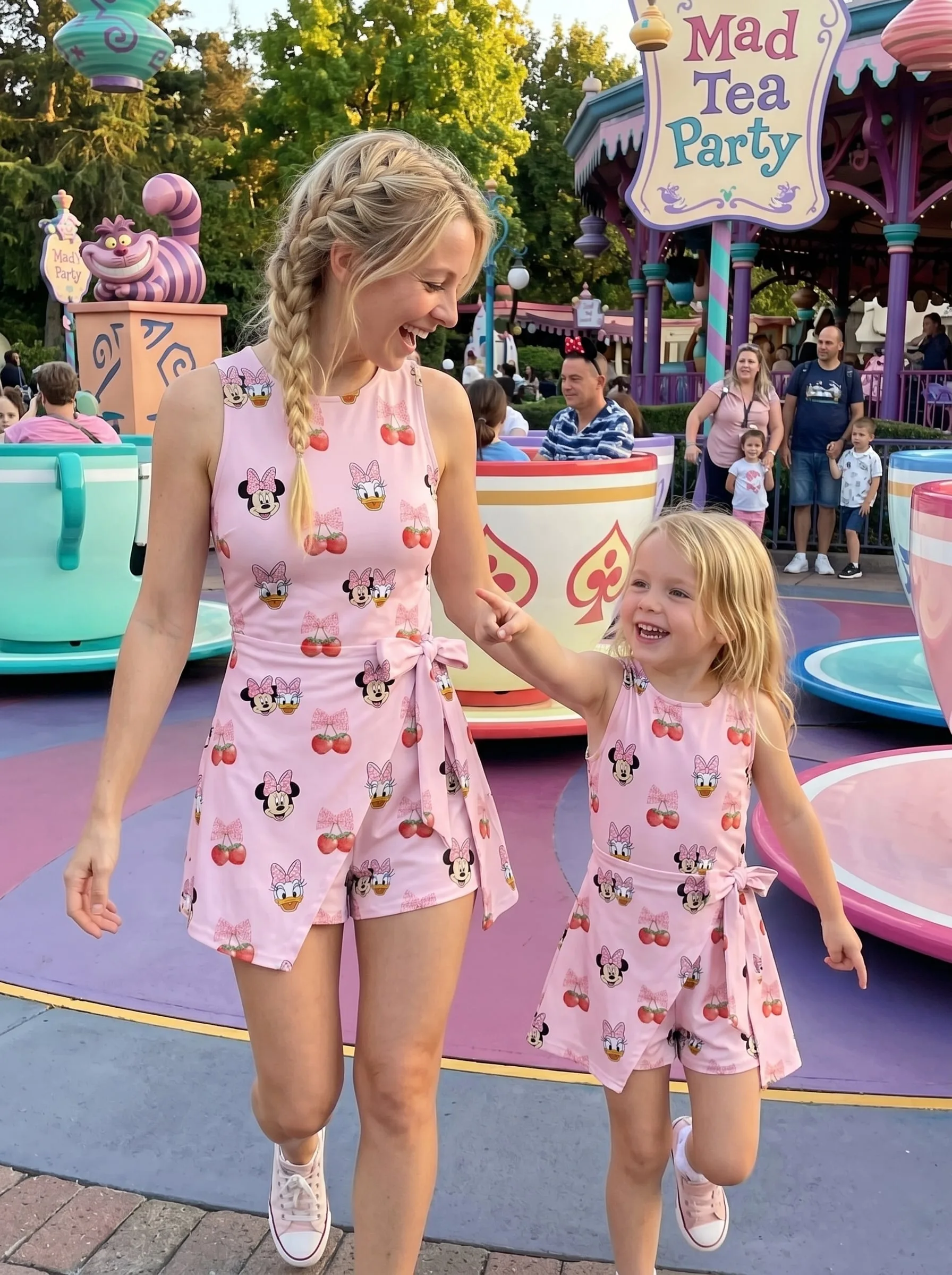 Minnie Mouse Cherry Tennis Dress Skirt, Disney Tennis Skort For Women - Image 4