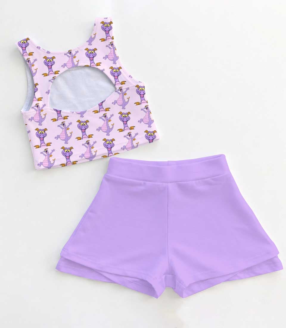 Figment Disney Dragon Dress Set, Journey Into Imagination EPCOT Vacation Outfit - Image 2