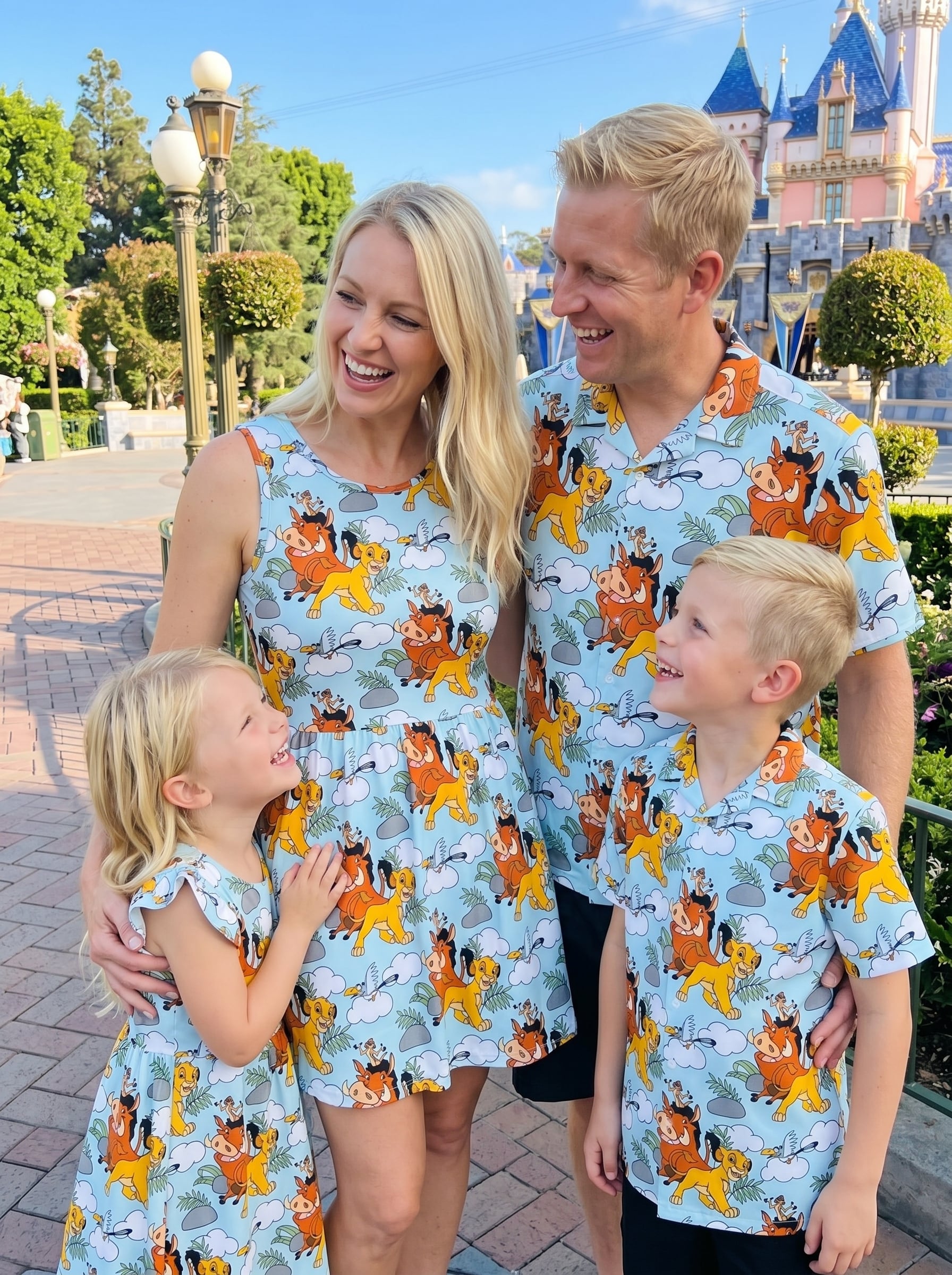 Lion King Disney Matching Family Set, Simba And Friends Outfit, Disneyland Family Trip Clothes
