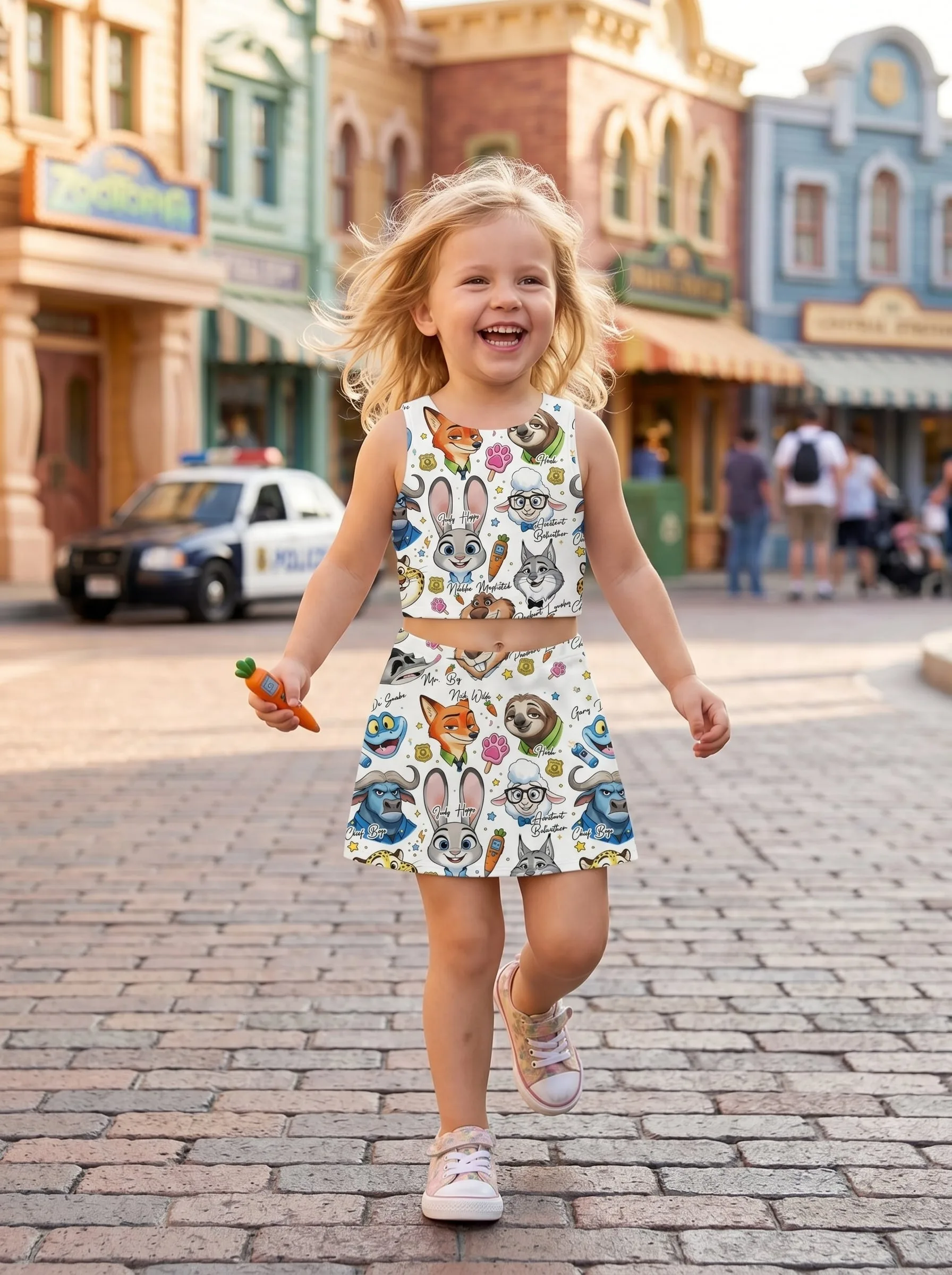 Disney Character Dress Set, Cartoon Skirt Set, Mom And Me Matching Dress Set, Theme Park Vacation Outfit, Cute Family Trip Outfit - Image 2