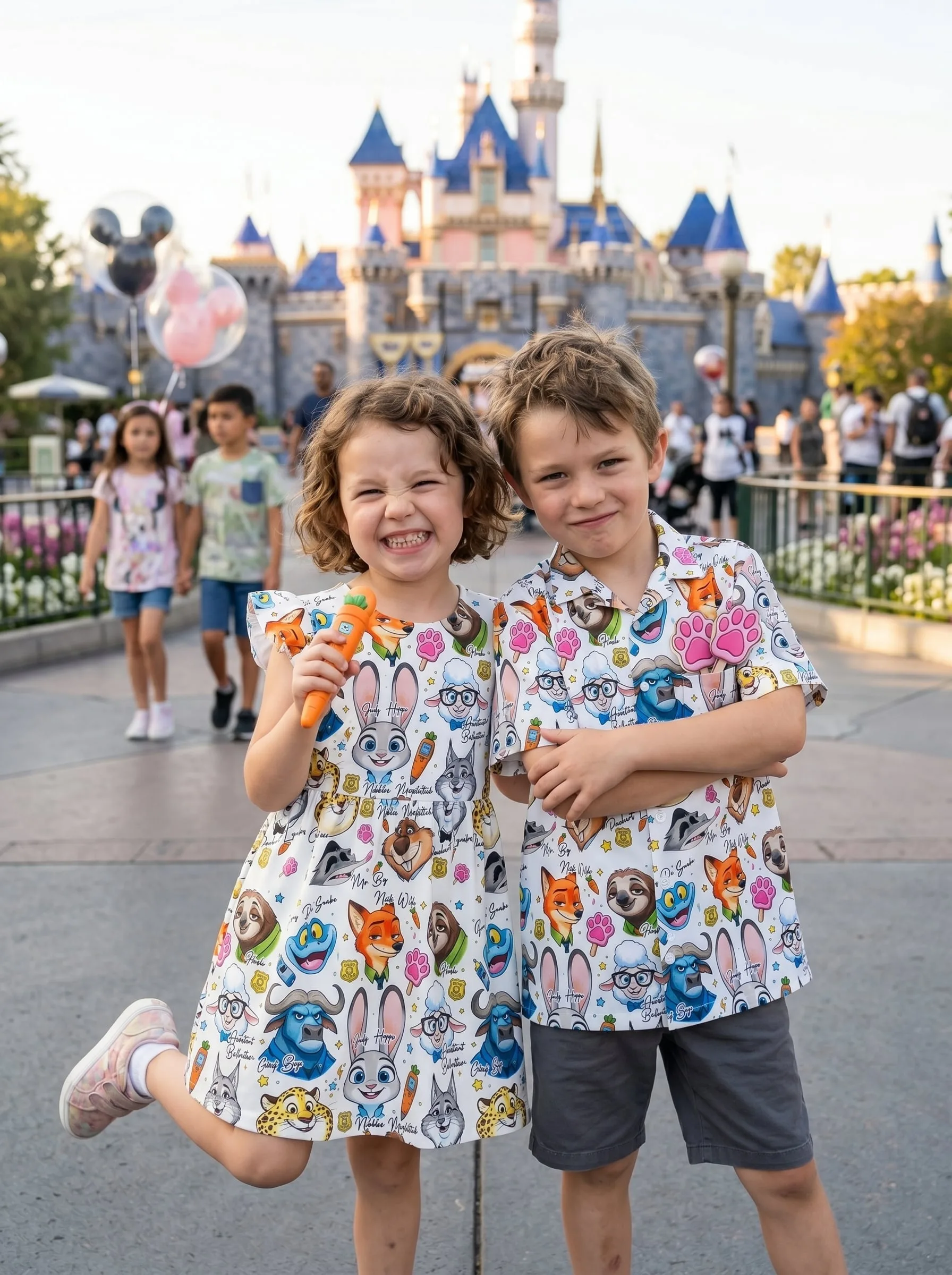 Zootopia Disney Matching Family Set, Character Print Outfit, Disneyland Family Trip Clothes - Image 4
