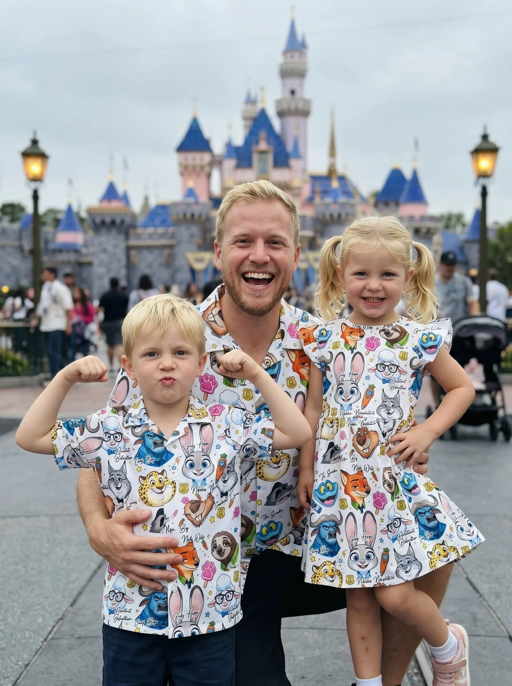 Zootopia Disney Matching Family Set, Character Print Outfit, Disneyland Family Trip Clothes - Image 3