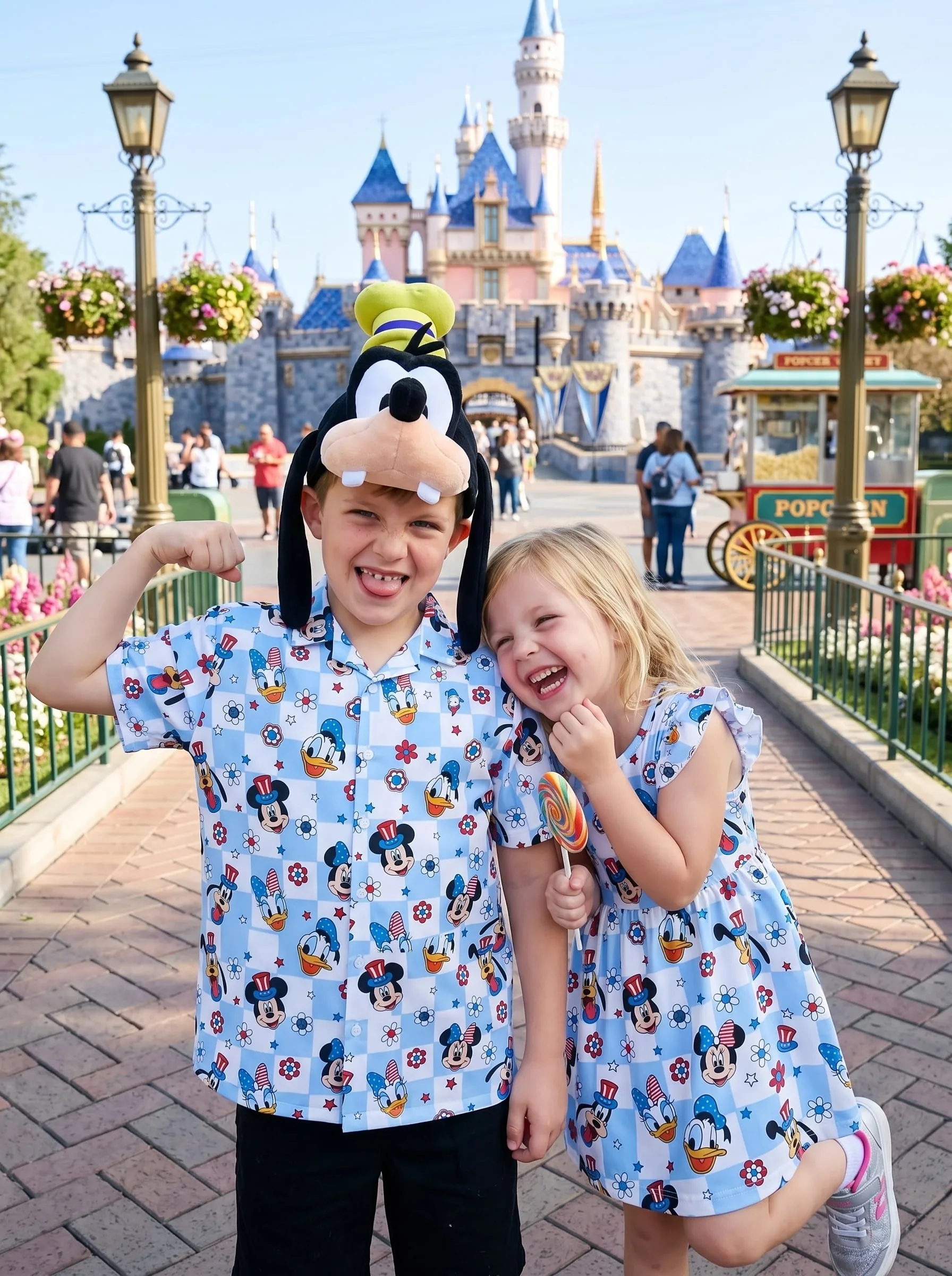 Patriotic Disney Matching Family Set, Mickey And Friends Outfit, Disneyland Family Trip Clothes - Image 4