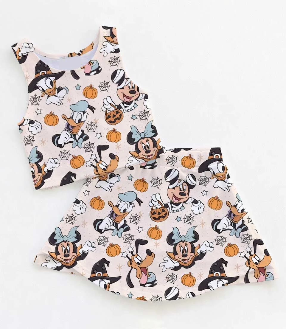 Disney Halloween Mickey Dress Set, Spooky Season Vacation Outfit
