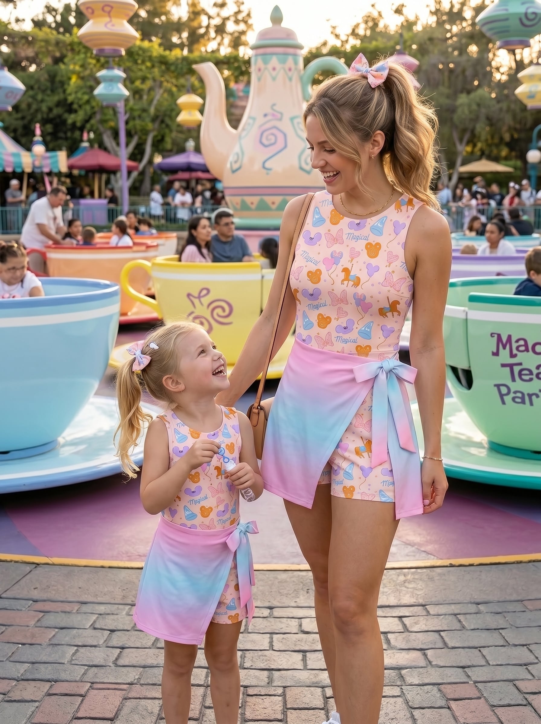 Disney Parks Ombre Tennis Dress Skirt, Disney Tennis Skort For Women - Image 4