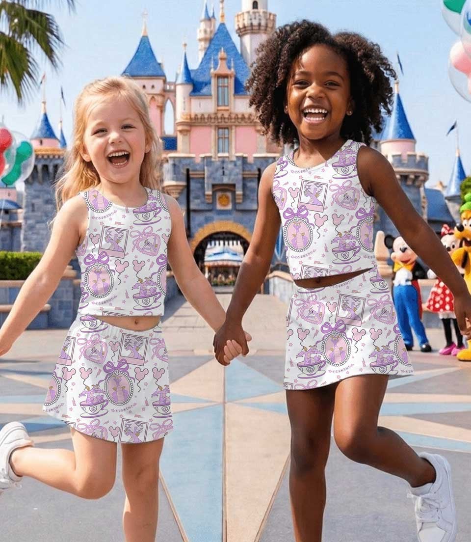 Disney Figment Matching Mom and Me Dress Set, EPCOT Family Vacation Theme Park Outfit - Image 5