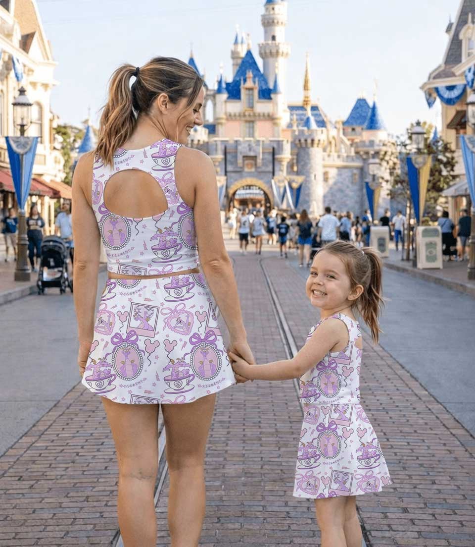 Disney Figment Matching Mom and Me Dress Set, EPCOT Family Vacation Theme Park Outfit - Image 8