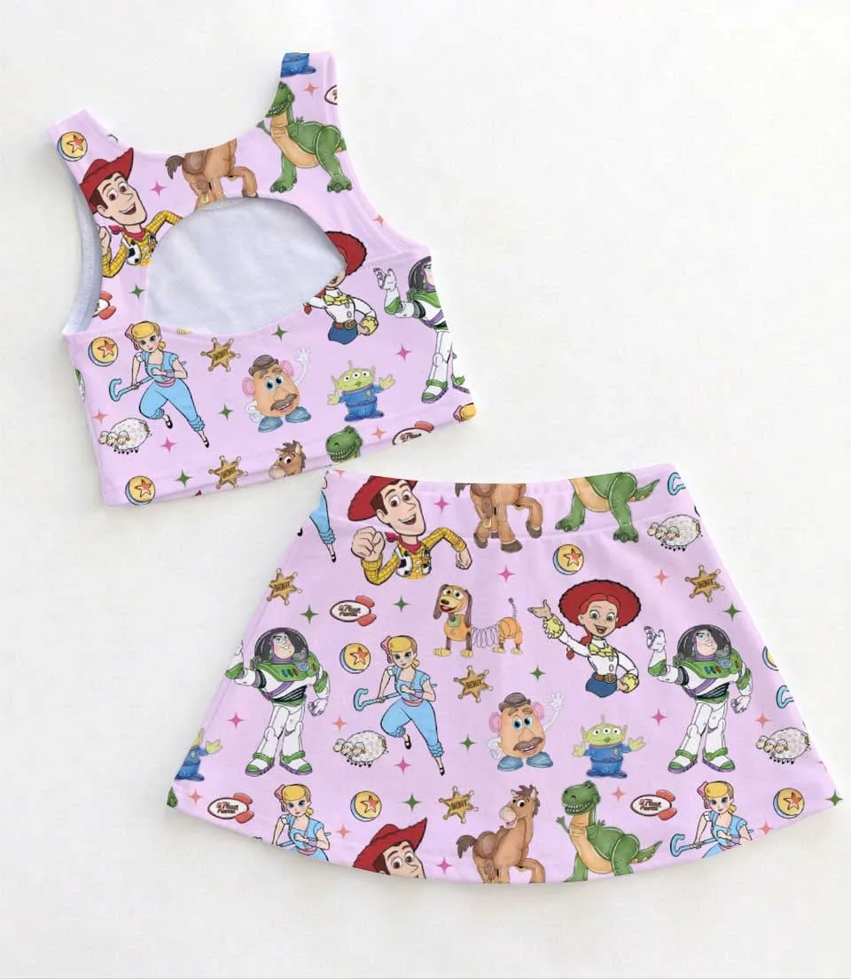 Toy Story Disney Dress Set, Woody Buzz Lightyear Jessie Family Vacation Outfit - Image 2