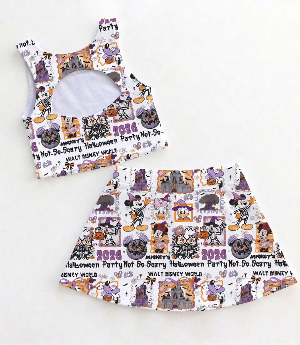 Disney Mickey and Friends Halloween Dress Set, Spooky Season Vacation Outfit - Image 2