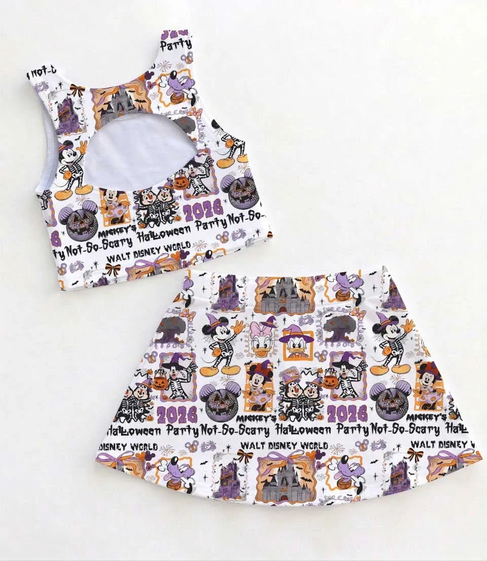 Disney Mickey and Friends Halloween Dress Set, Spooky Season Vacation Outfit - Image 2