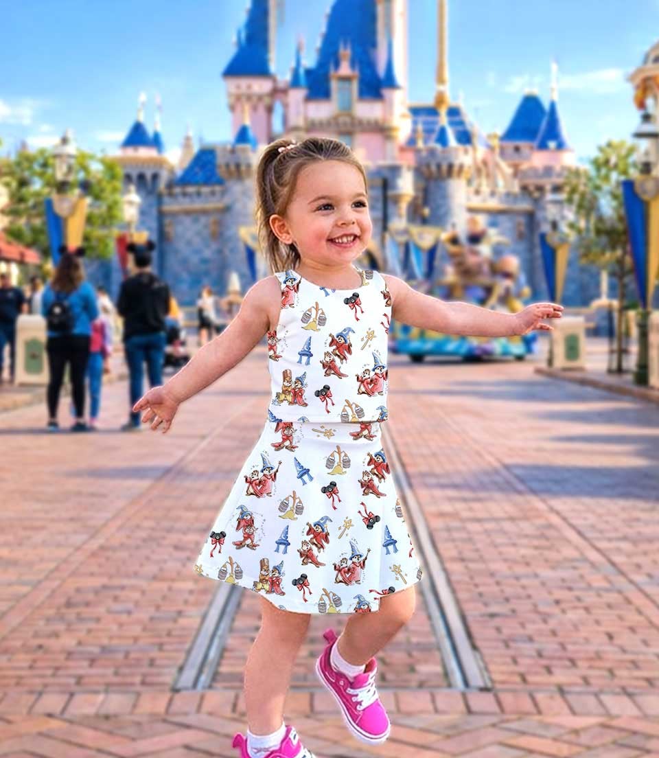 Disney Fantasia Sorcerer Mickey Matching Mom and Me Dress Set, Magical Theme Park Vacation Outfit - Image 3