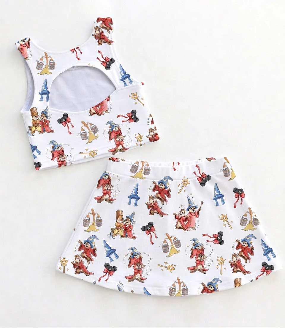 Disney Fantasia Sorcerer Mickey Matching Mom and Me Dress Set, Magical Theme Park Vacation Outfit - Image 2