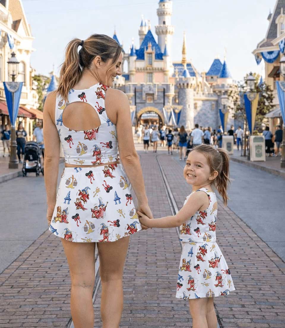 Disney Fantasia Sorcerer Mickey Matching Mom and Me Dress Set, Magical Theme Park Vacation Outfit - Image 8