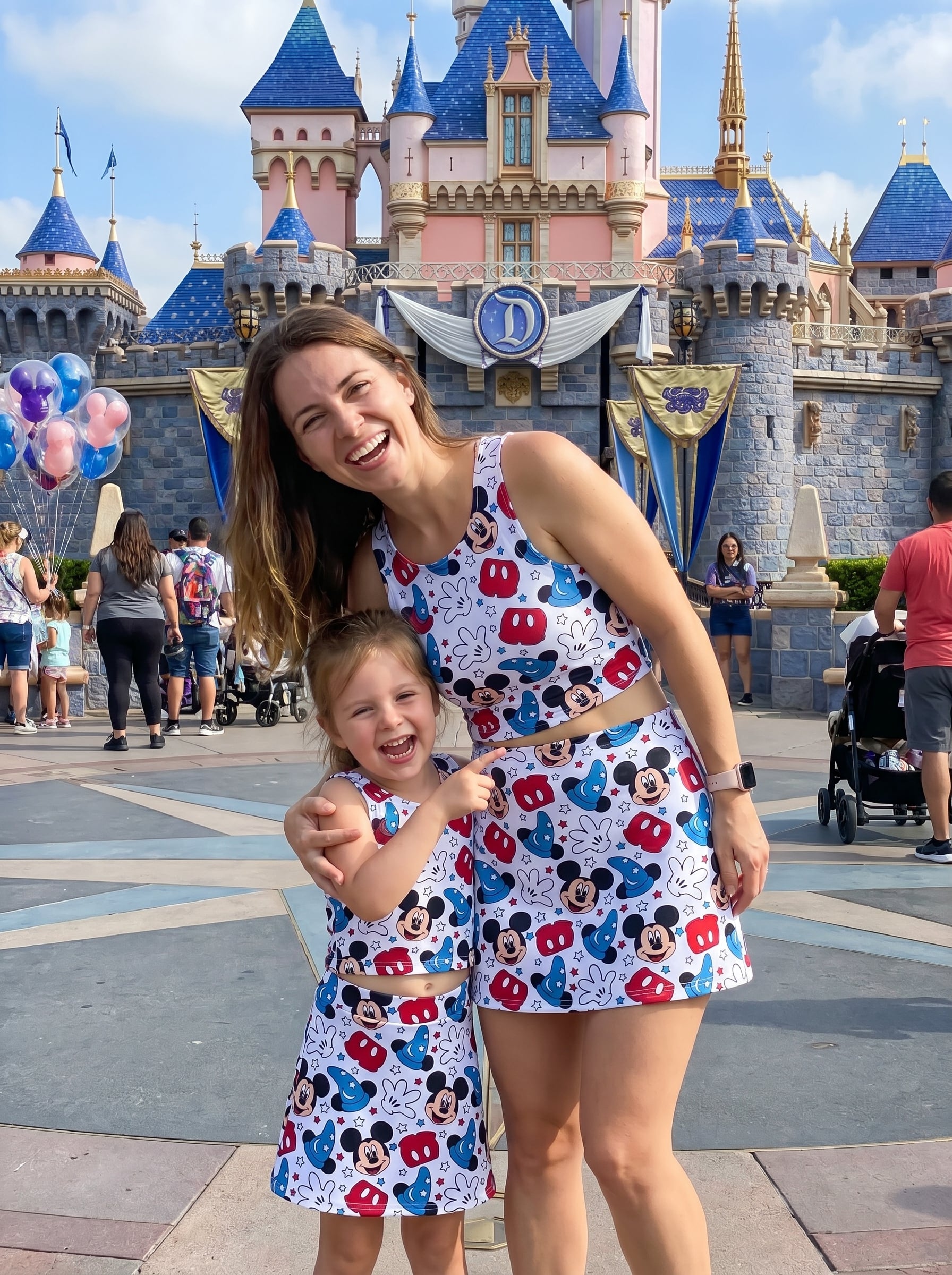 Sorcerer Mickey Matching Dress Set, Mom And Me Cartoon Outfit, Disneyland Family Trip - Image 4
