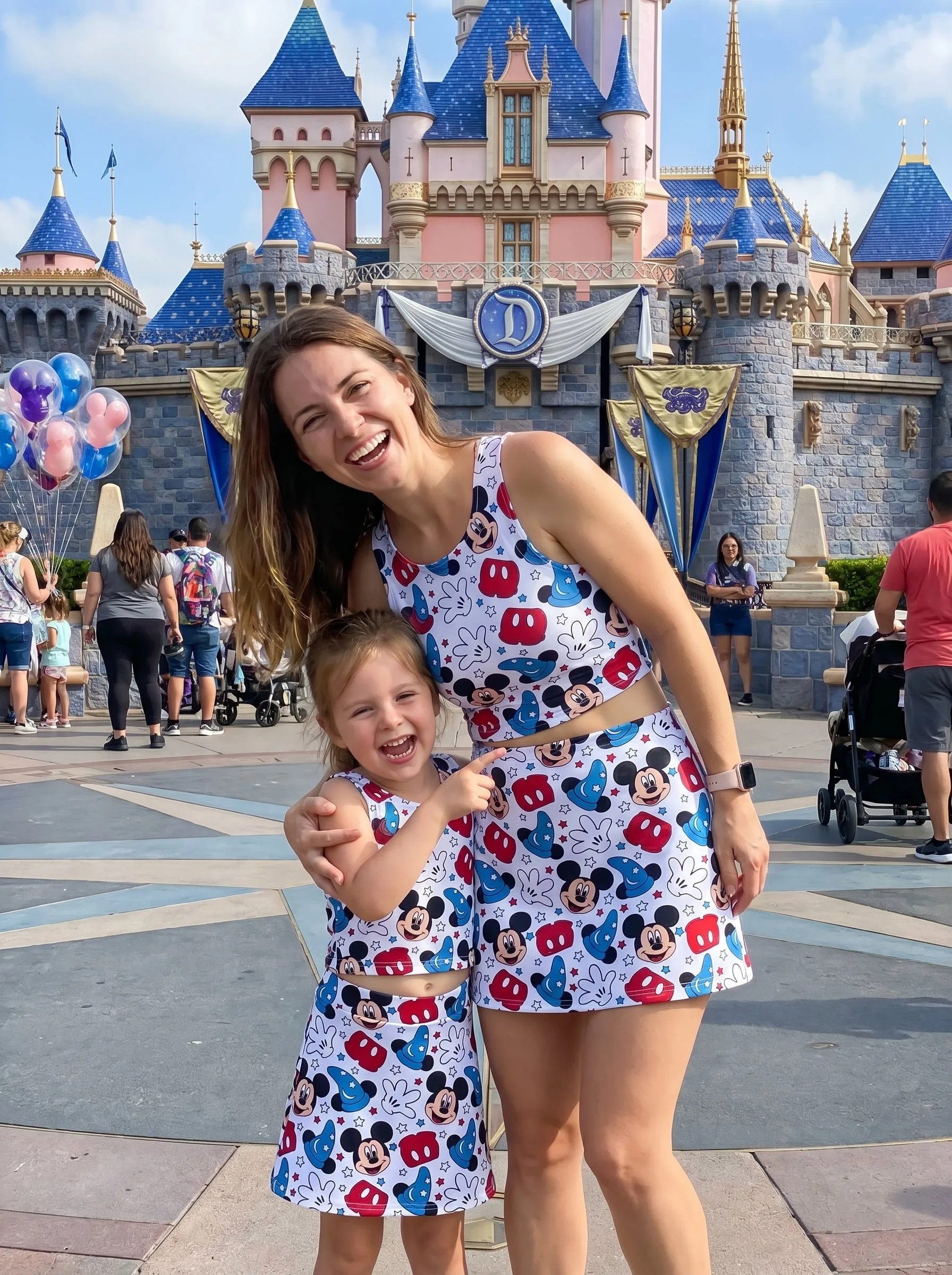 Sorcerer Mickey Matching Dress Set, Mom And Me Cartoon Outfit, Disneyland Family Trip - Image 4
