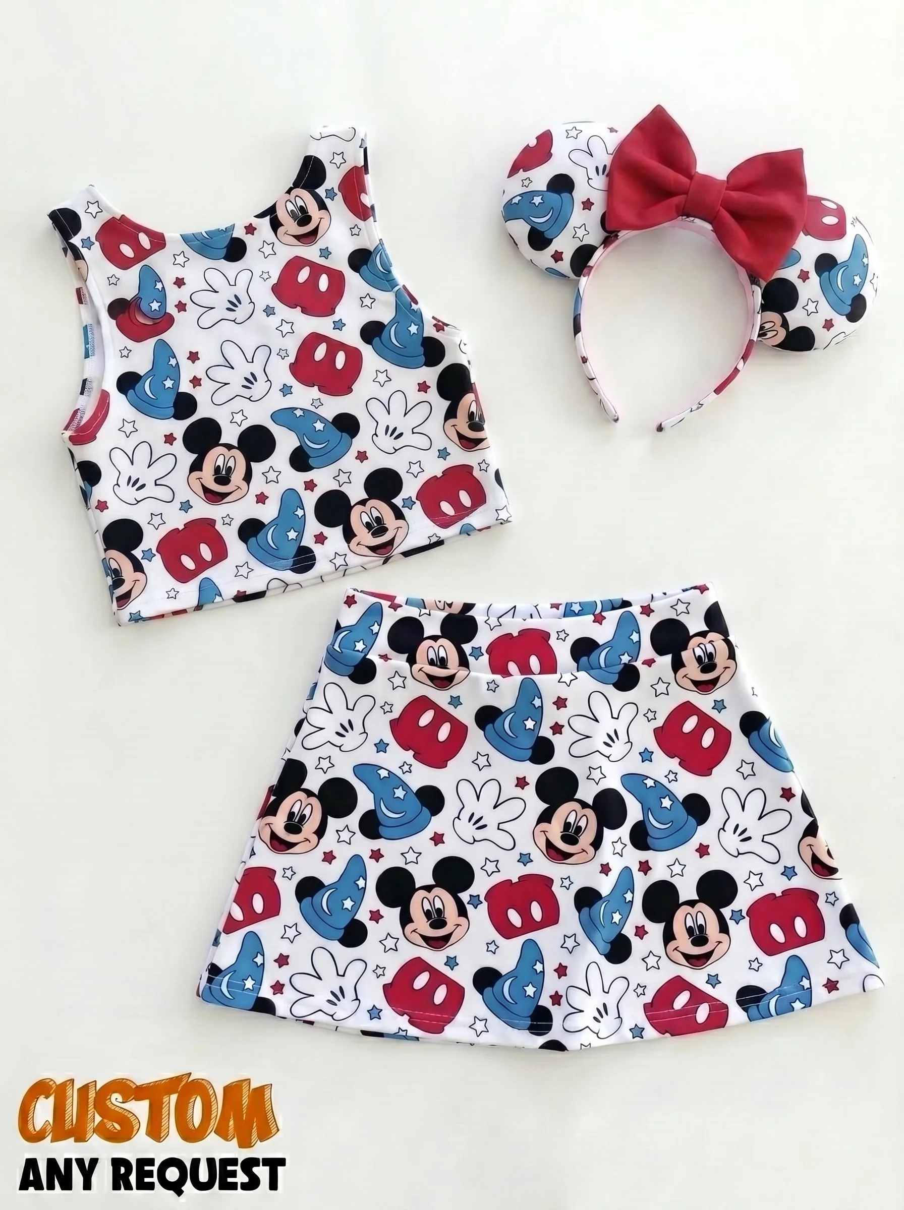 Sorcerer Mickey Matching Dress Set, Mom And Me Cartoon Outfit, Disneyland Family Trip