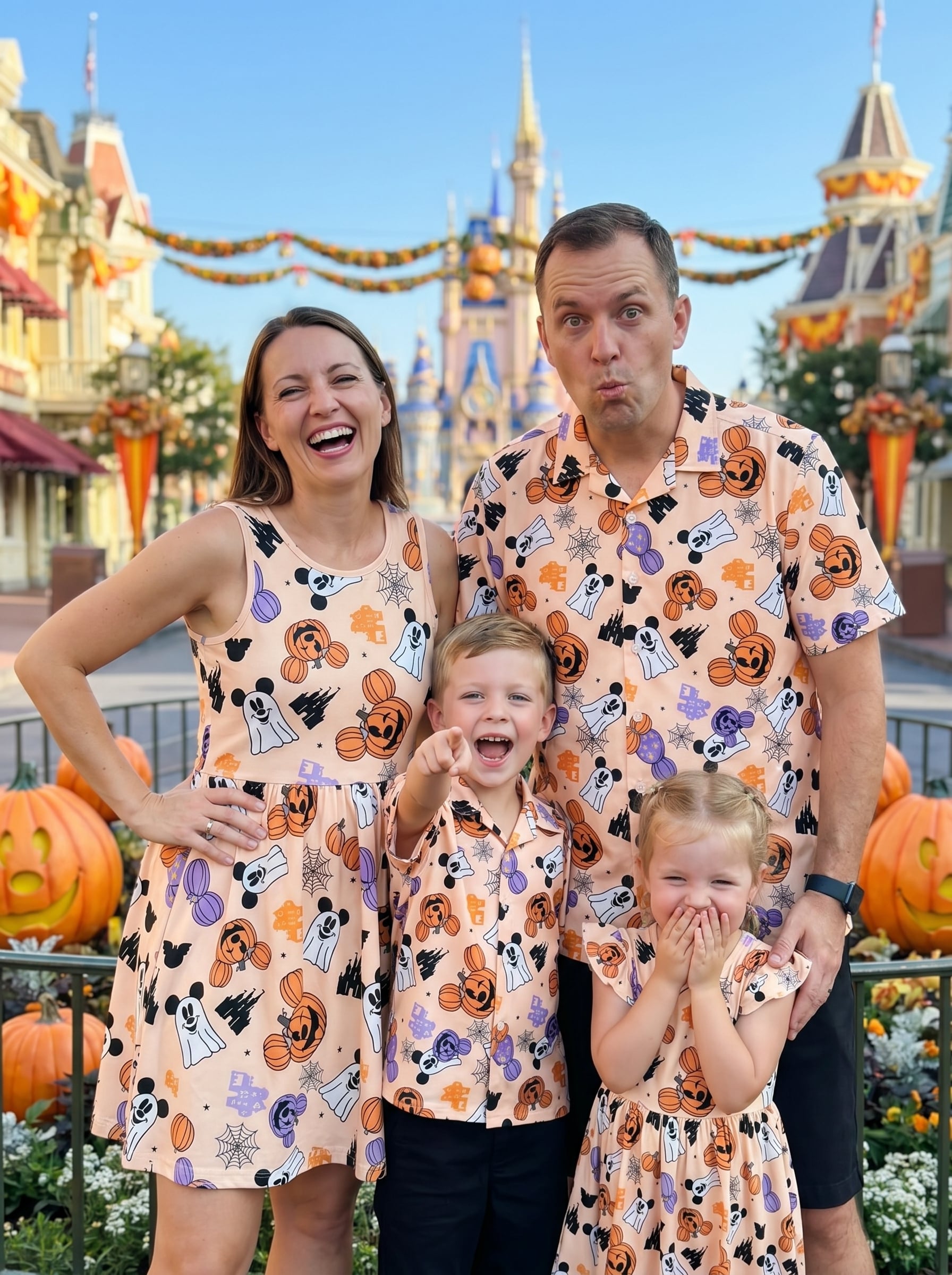 Disney Halloween Matching Family Set, Mickey Halloween Outfit, Disneyland Family Trip Clothes - Image 2