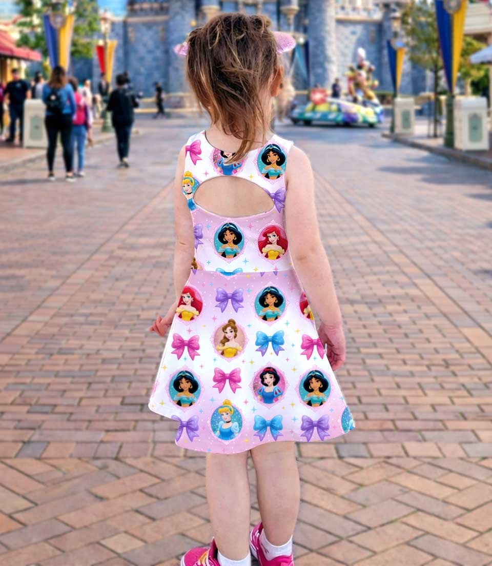 Disney Princess Matching Mom and Me Dress Set, Family Vacation Theme Park Outfit - Image 4