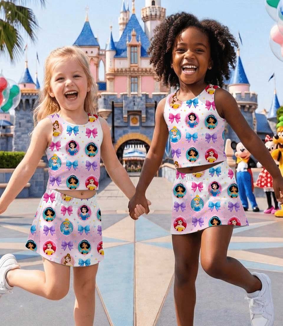 Disney Princess Matching Mom and Me Dress Set, Family Vacation Theme Park Outfit - Image 5