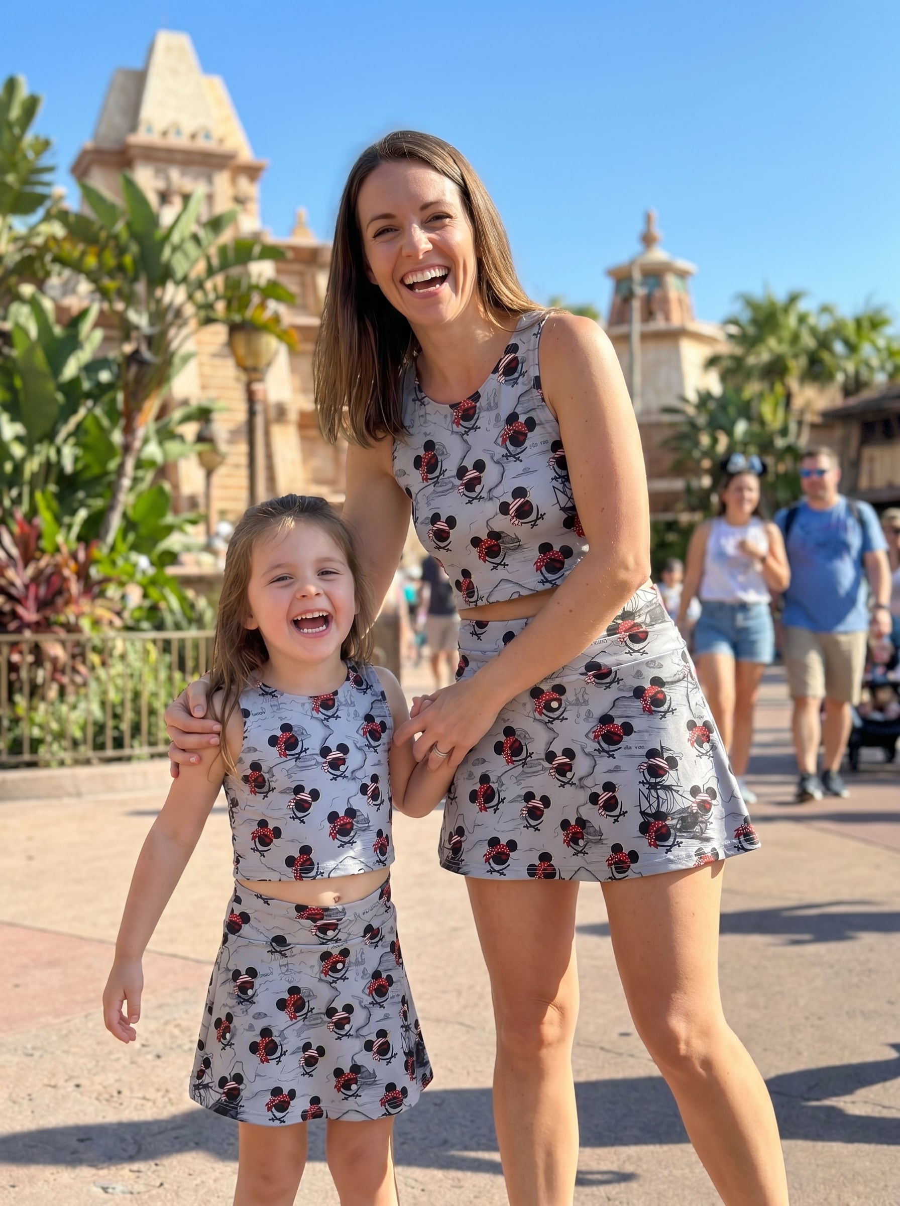 Disney Pirate Matching Dress Set, Mom And Me Cartoon Outfit, Disneyland Family Trip Clothes - Image 5