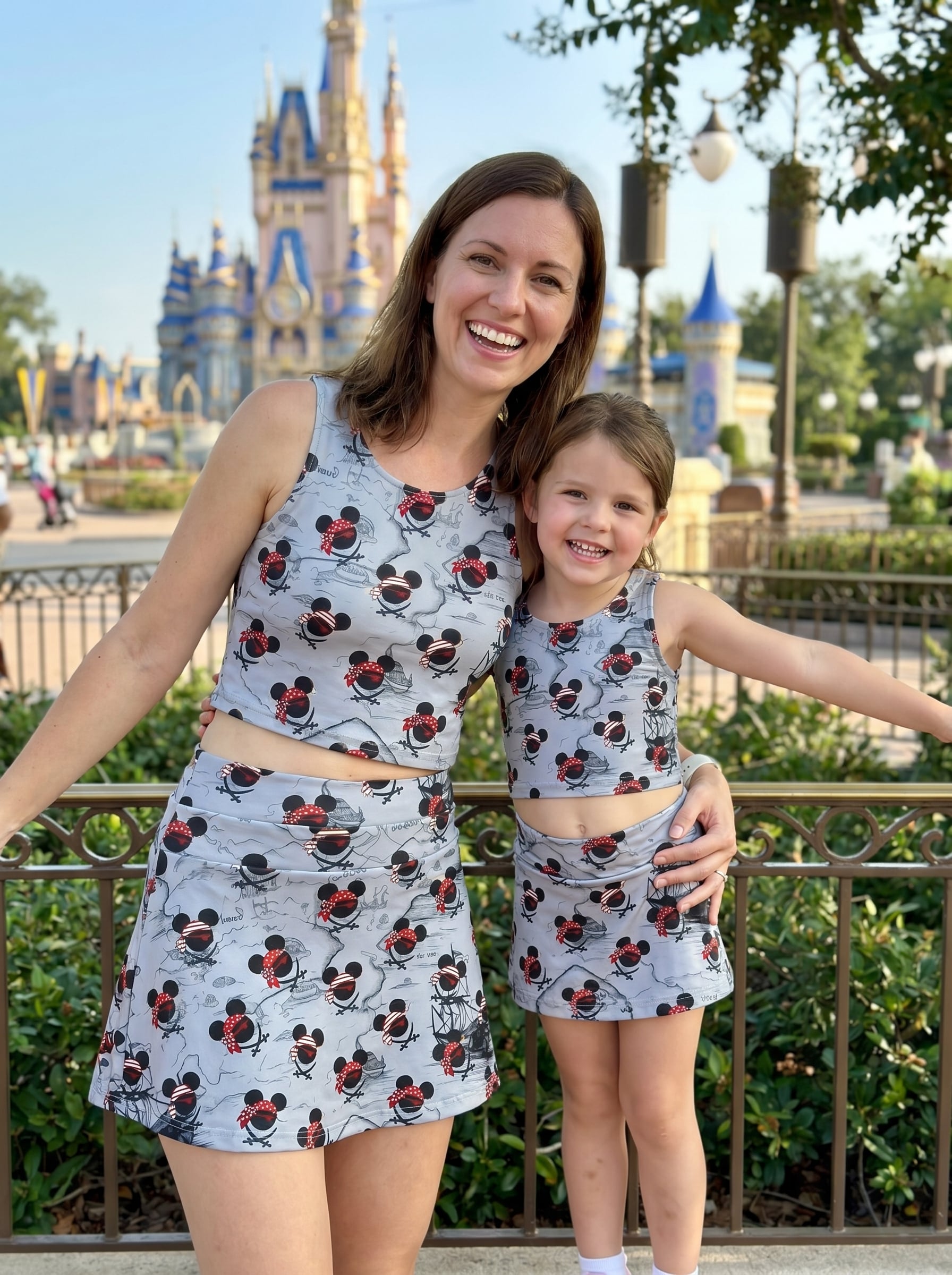 Disney Pirate Matching Dress Set, Mom And Me Cartoon Outfit, Disneyland Family Trip Clothes - Image 4
