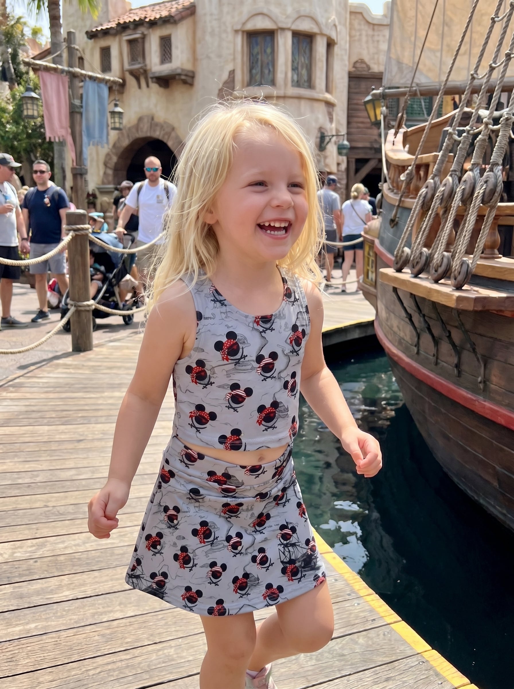 Disney Pirate Matching Dress Set, Mom And Me Cartoon Outfit, Disneyland Family Trip Clothes - Image 2