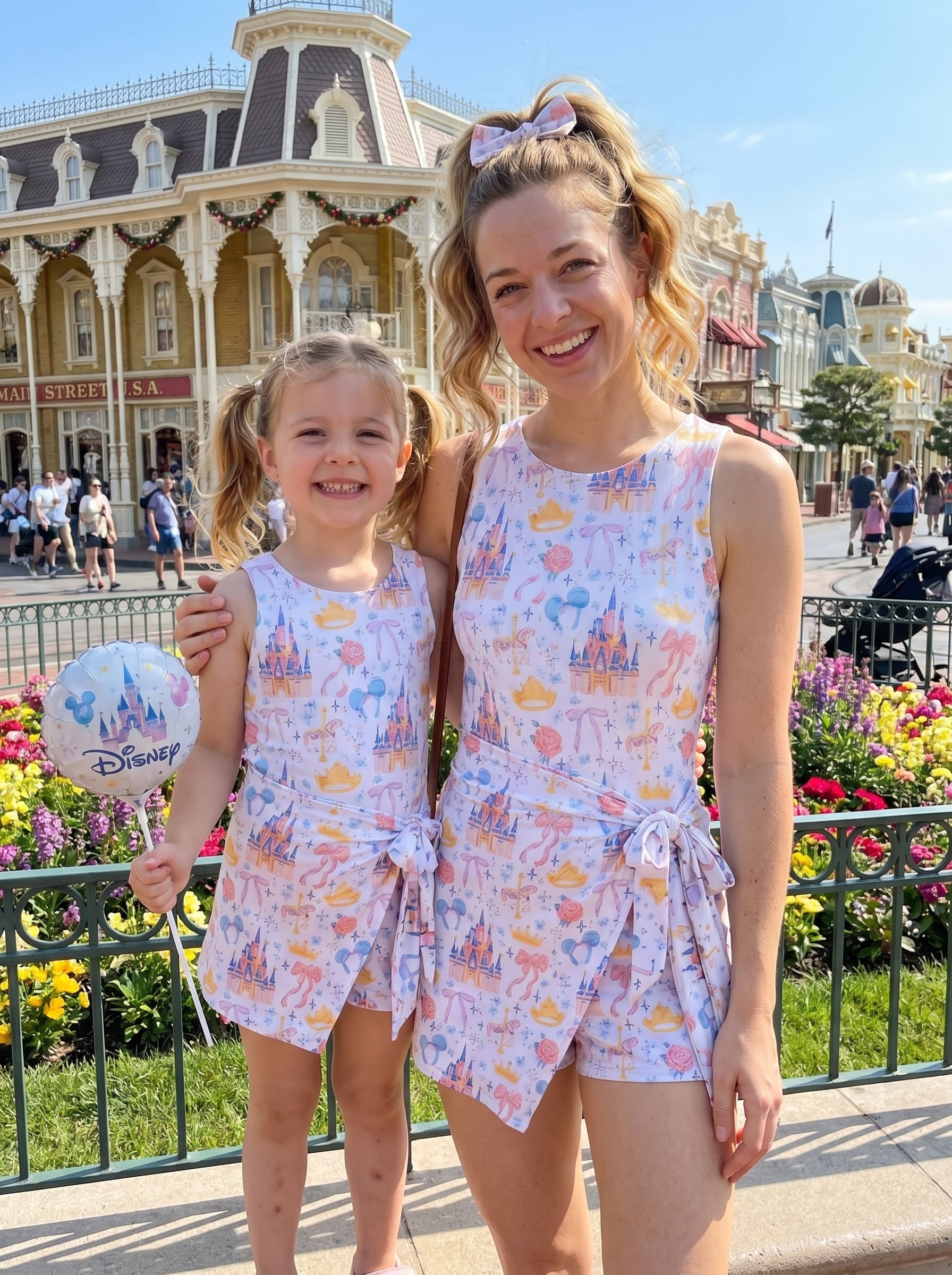 Disney Princess Castle Tennis Dress Skirt, Disney Park Vacation Outfit, Magic Kingdom Disney Skort Dress - Image 4