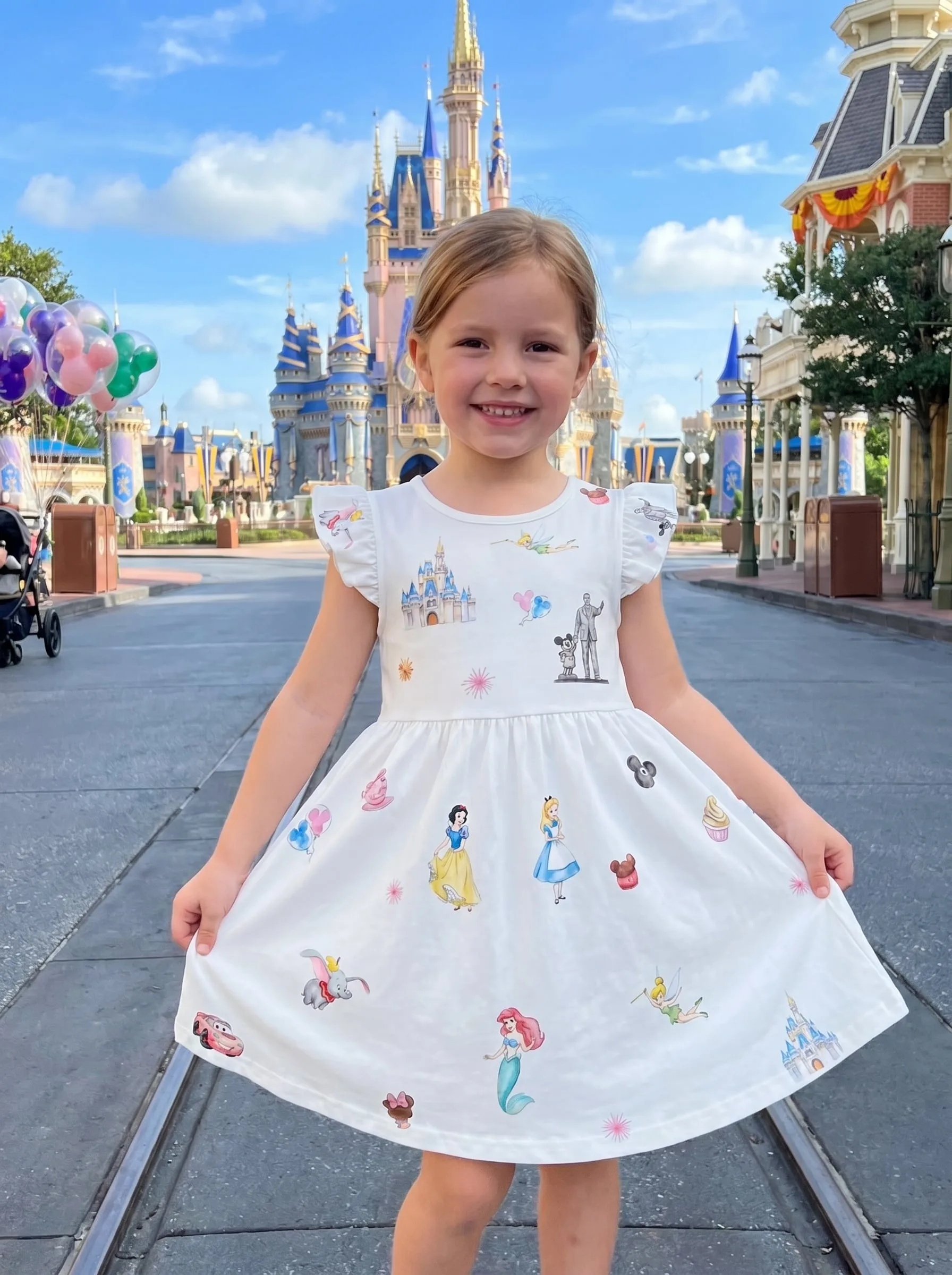 Disney Parks Twirl Dress, Disney Princess Dress, Disney Park Outfit for Girls