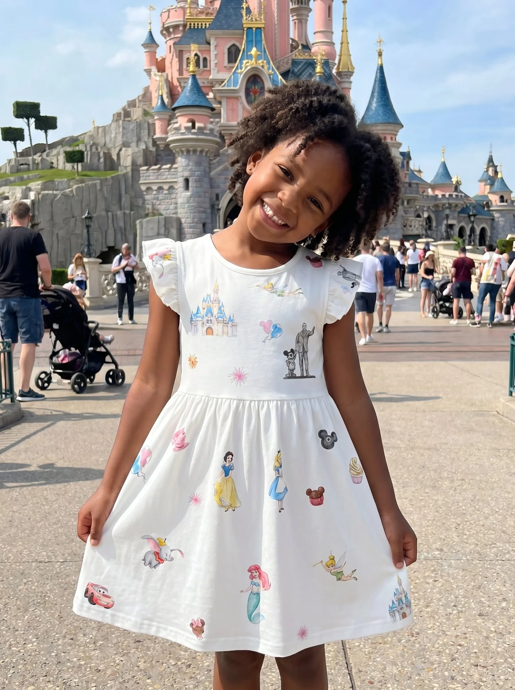 Disney Parks Twirl Dress, Disney Princess Dress, Disney Park Outfit for Girls - Image 3