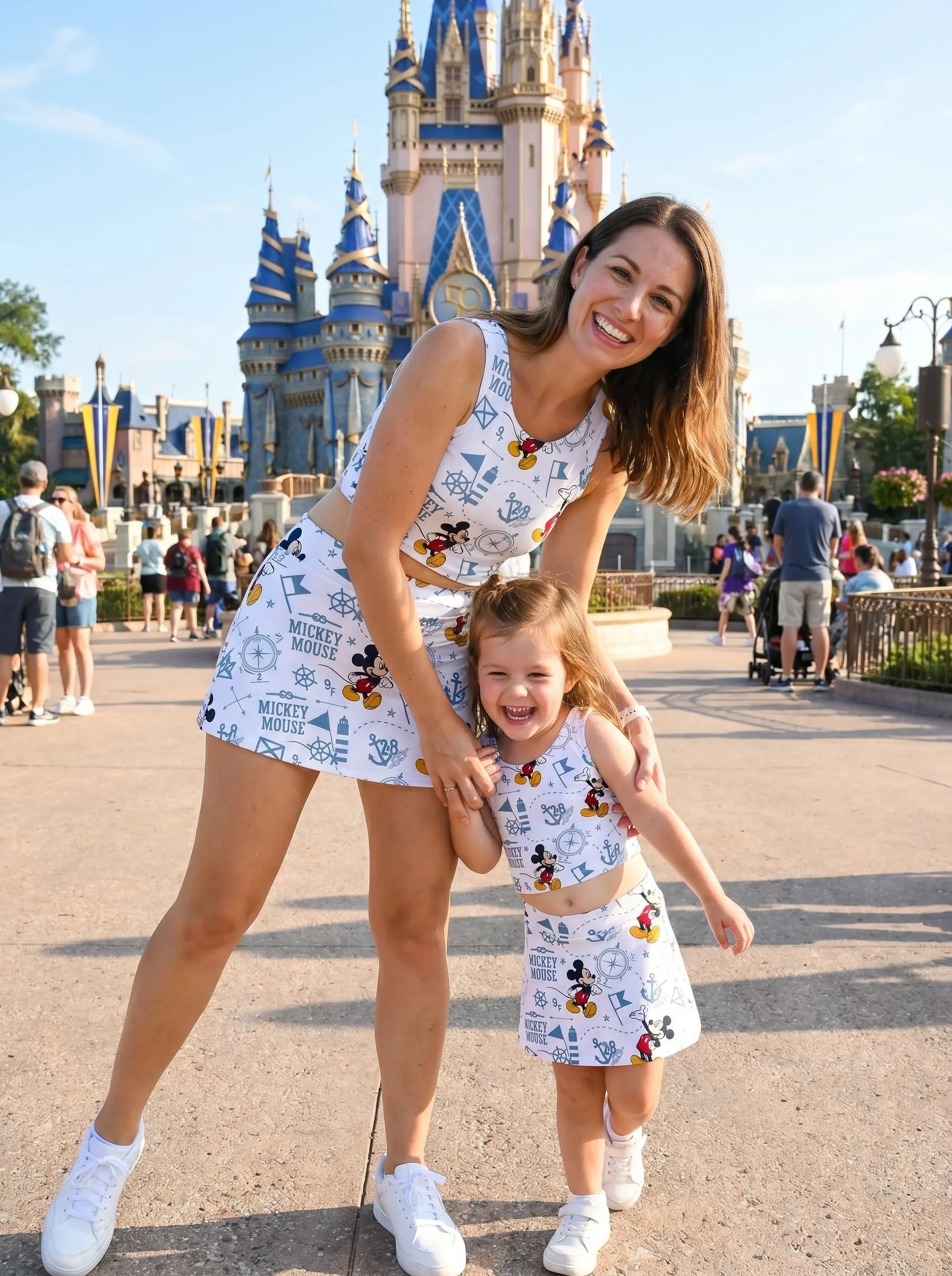Mickey Mouse Tennis Dress Skirt, Disney Park Vacation Outfit, Magic Kingdom Disney Skort Dress - Image 5