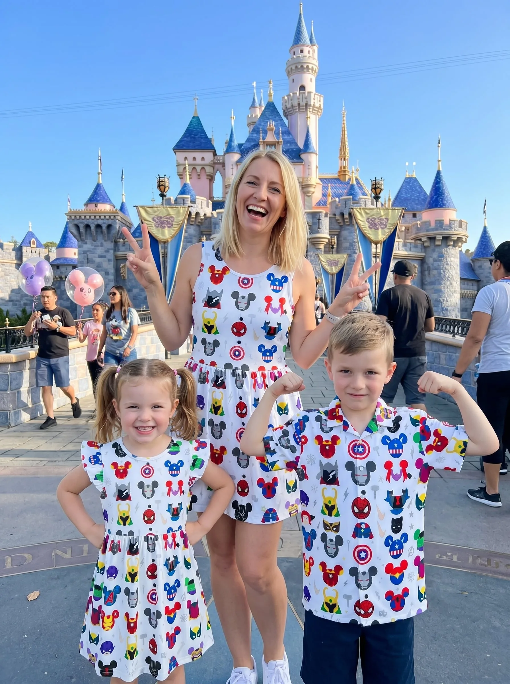 Marvel Avengers Matching Family Set, Superhero Family Vacation Outfit, Disneyland Trip Clothes - Image 5