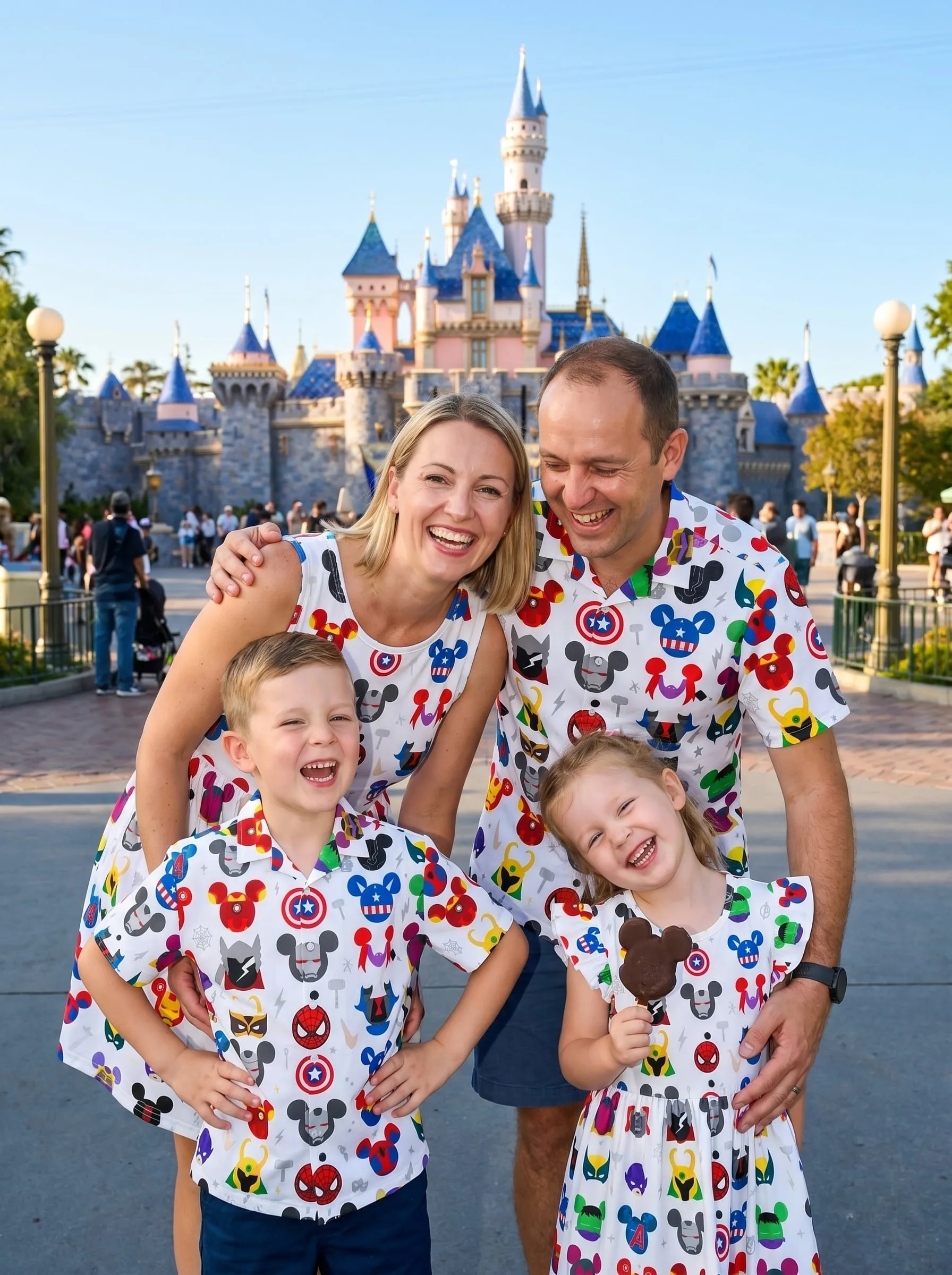 Marvel Avengers Matching Family Set, Superhero Family Vacation Outfit, Disneyland Trip Clothes