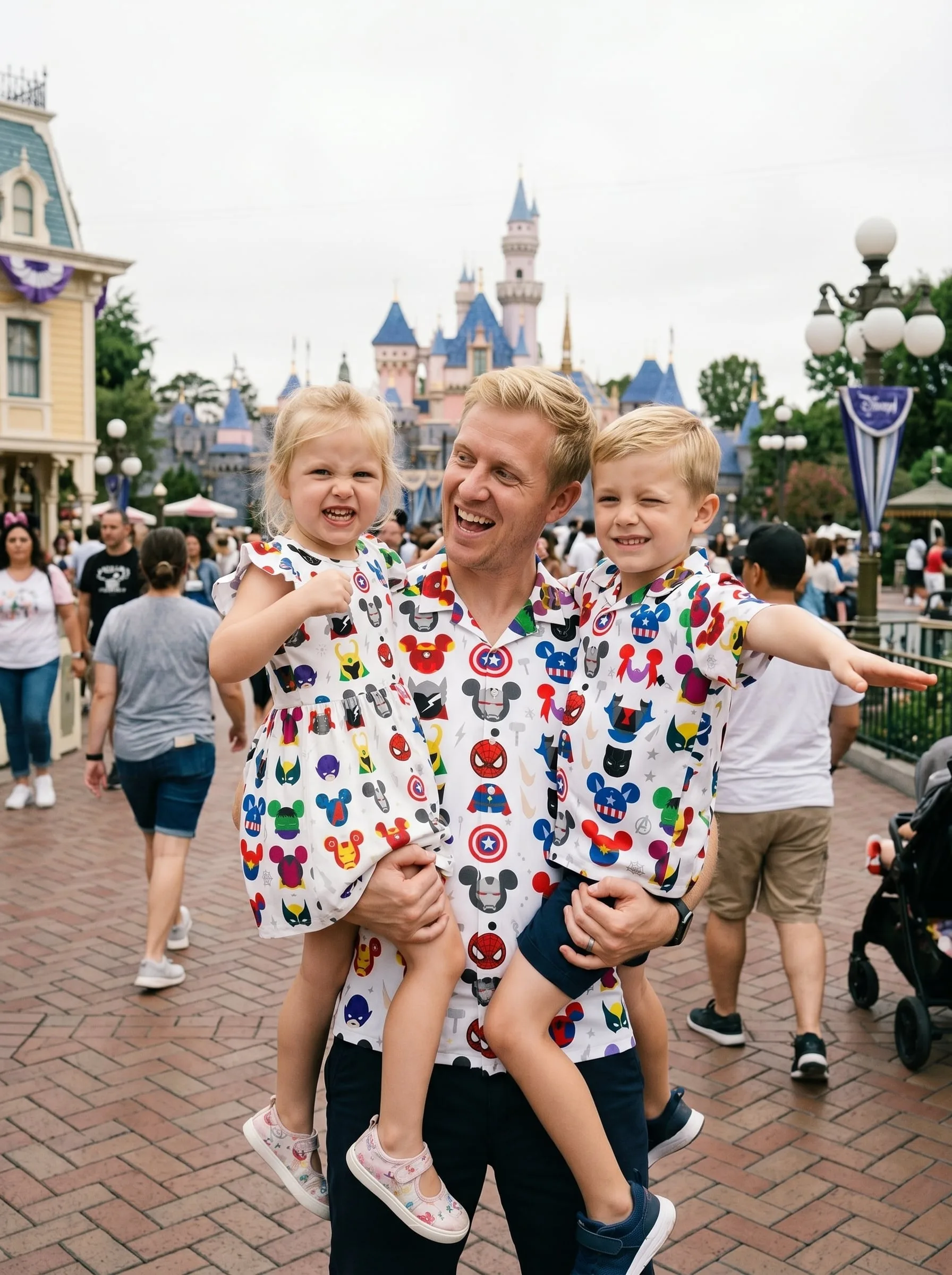 Marvel Avengers Matching Family Set, Superhero Family Vacation Outfit, Disneyland Trip Clothes - Image 3