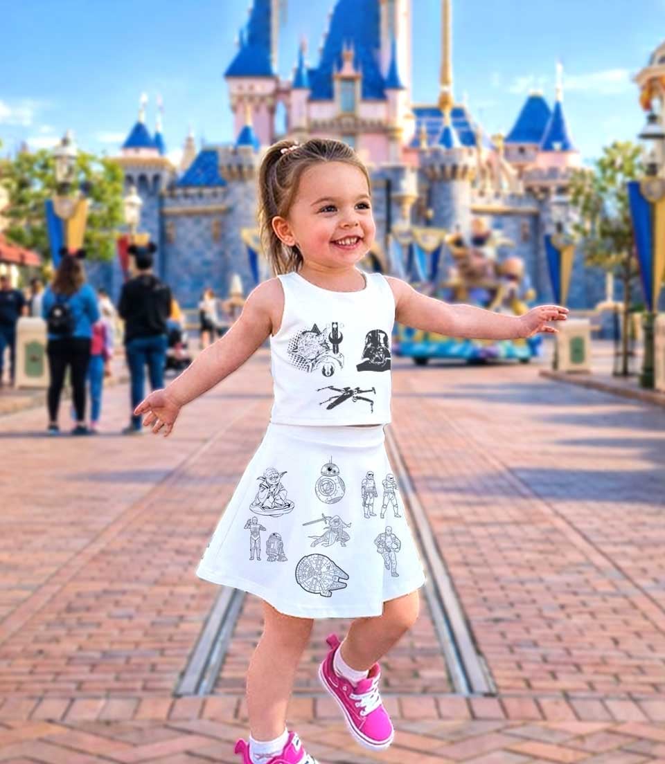 Disney Star Wars Matching Mom and Me Dress Set, Galaxy's Edge Family Vacation Outfit - Image 3