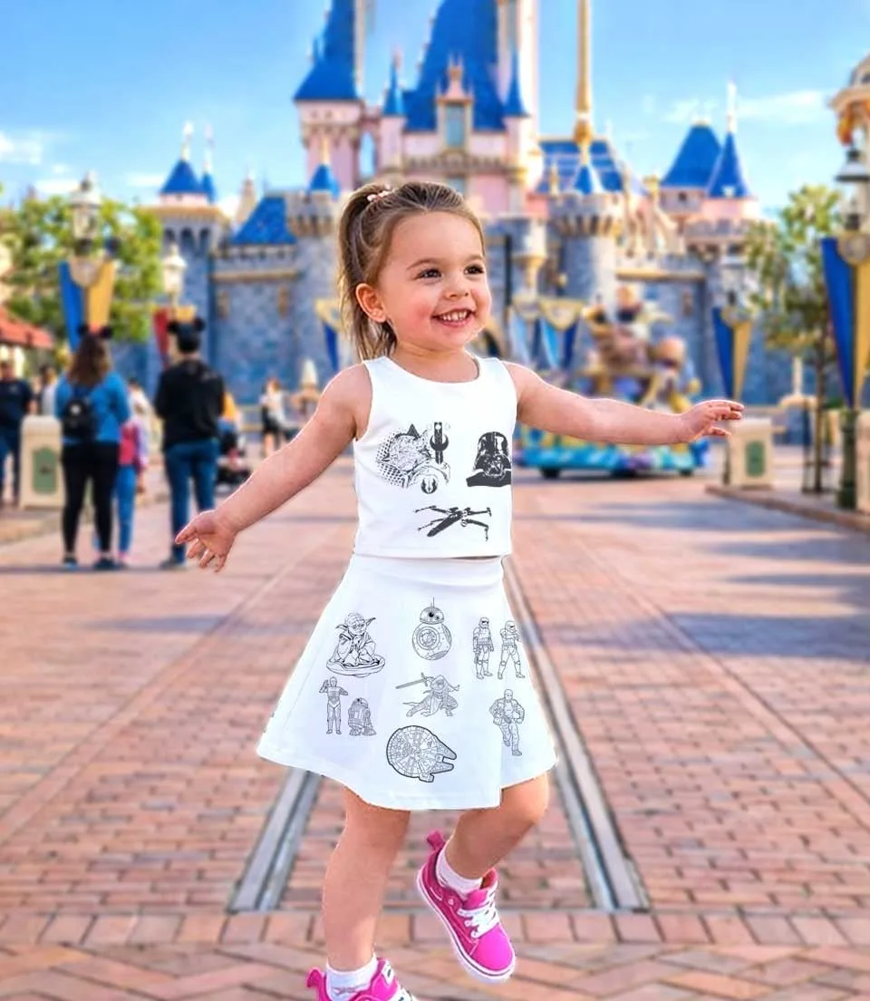 Disney Star Wars Matching Mom and Me Dress Set, Galaxy's Edge Family Vacation Outfit - Image 3
