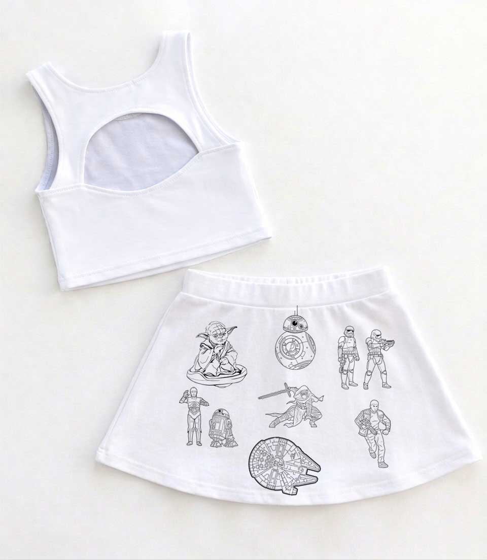 Disney Star Wars Matching Mom and Me Dress Set, Galaxy's Edge Family Vacation Outfit - Image 2