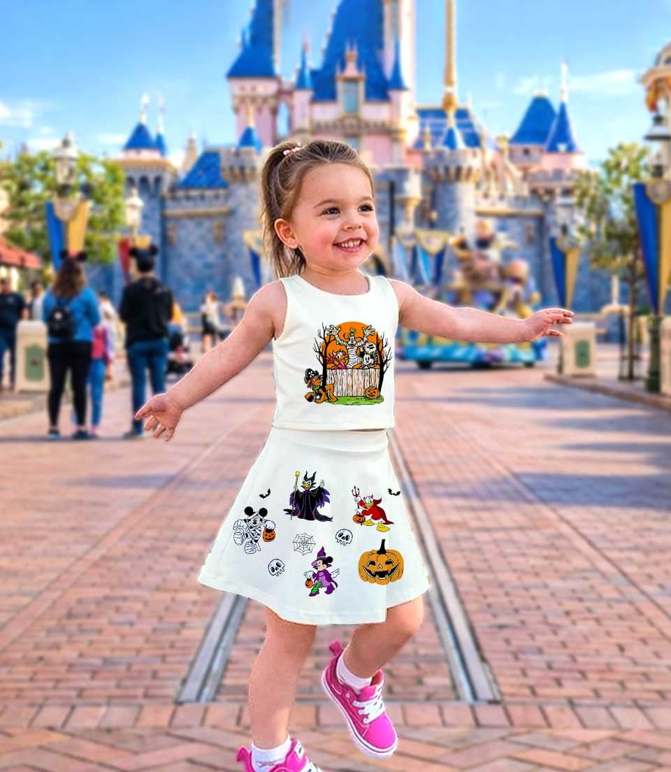 Disney Halloween Matching Mom and Me Dress Set, Mickey & Friends Family Vacation Outfit - Image 3