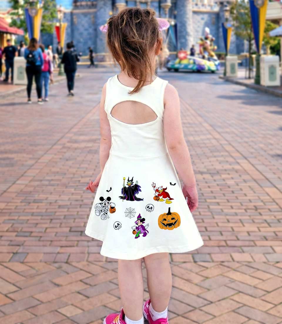 Disney Halloween Matching Mom and Me Dress Set, Mickey & Friends Family Vacation Outfit - Image 4
