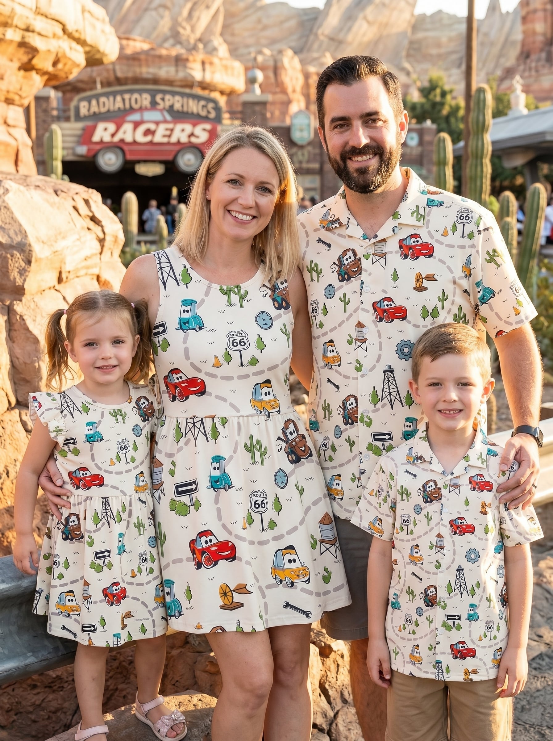 Disney Cars Matching Family Set, Disney Family Vacation Outfit, Disneyland Trip Clothes