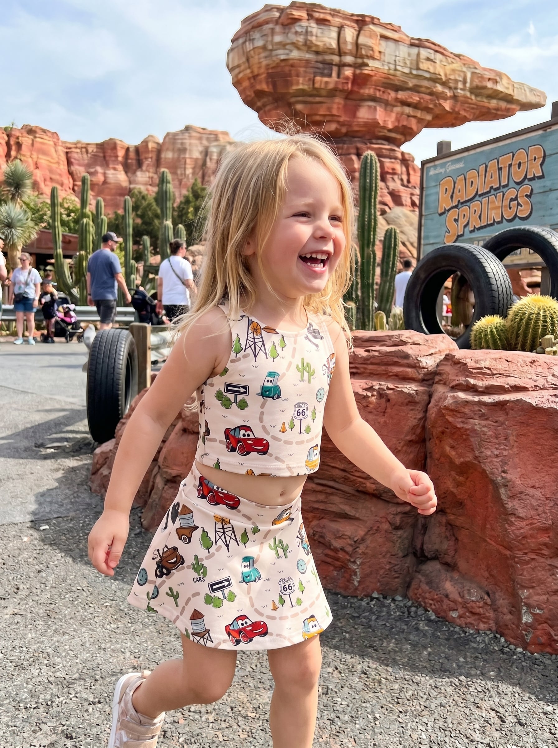 Disney Cars Matching Dress Set, Mom And Me Outfit, Disneyland Family Trip Clothes - Image 3