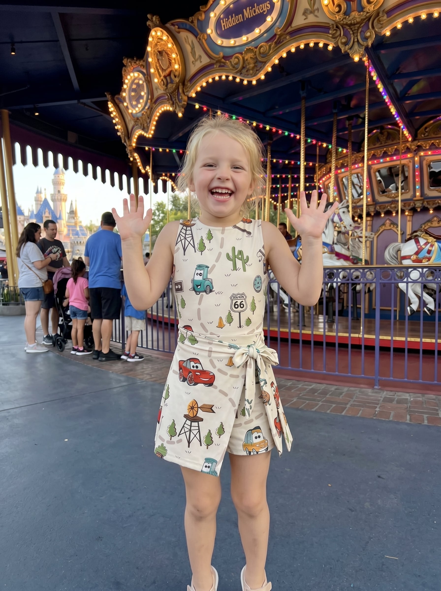 Disney Cars Tennis Dress Skirt, Disney Park Vacation Outfit, Lightning McQueen Disney Skort Dress - Image 3