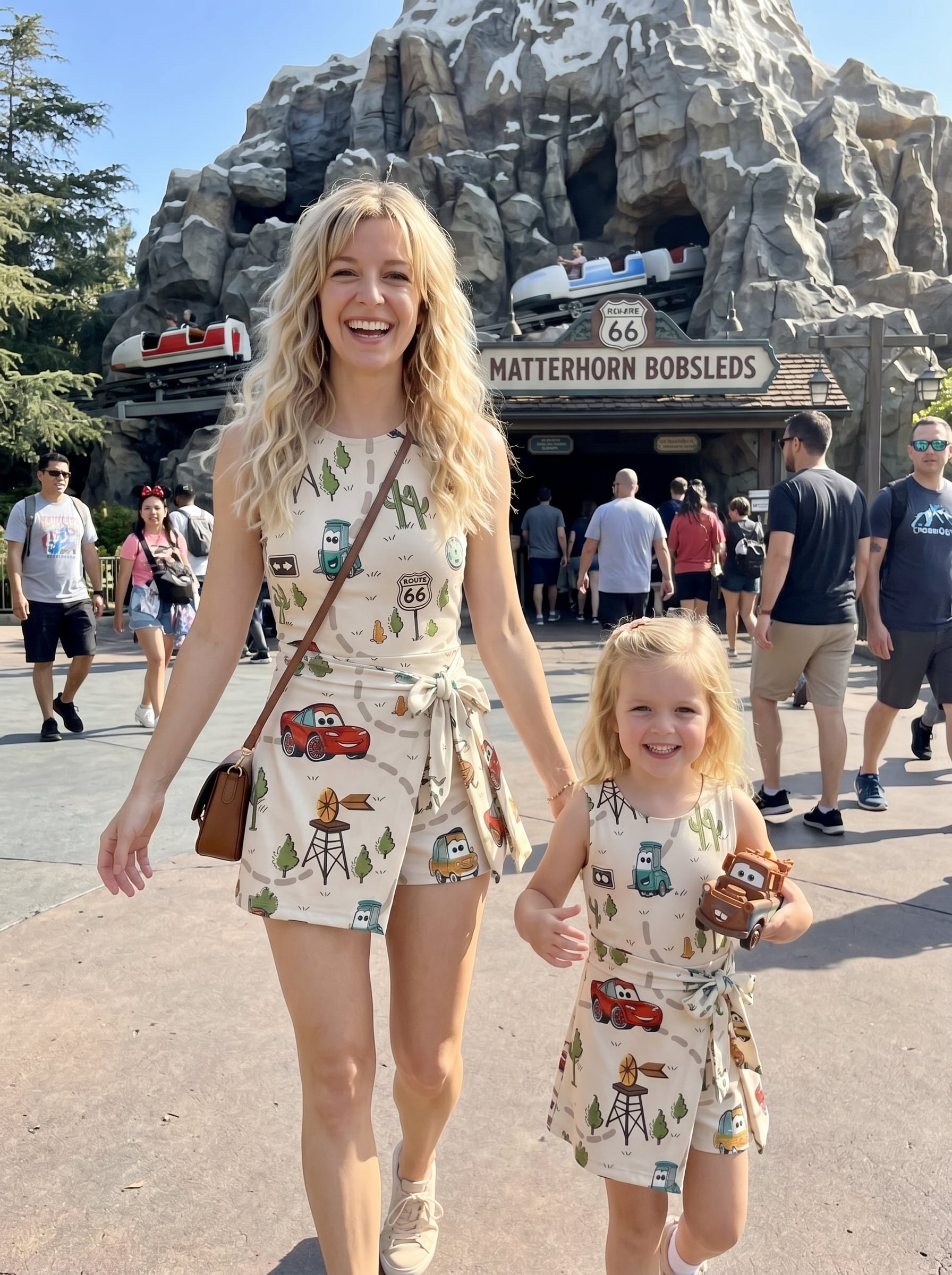 Disney Cars Tennis Dress Skirt, Disney Park Vacation Outfit, Lightning McQueen Disney Skort Dress - Image 4