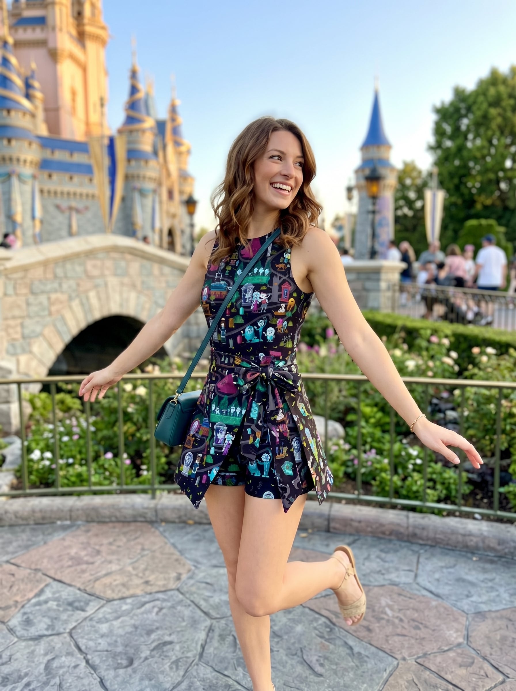 Haunted Mansion Tennis Dress Skirt, Disney Park Vacation Outfit, Haunted Mansion Skort Dress - Image 2