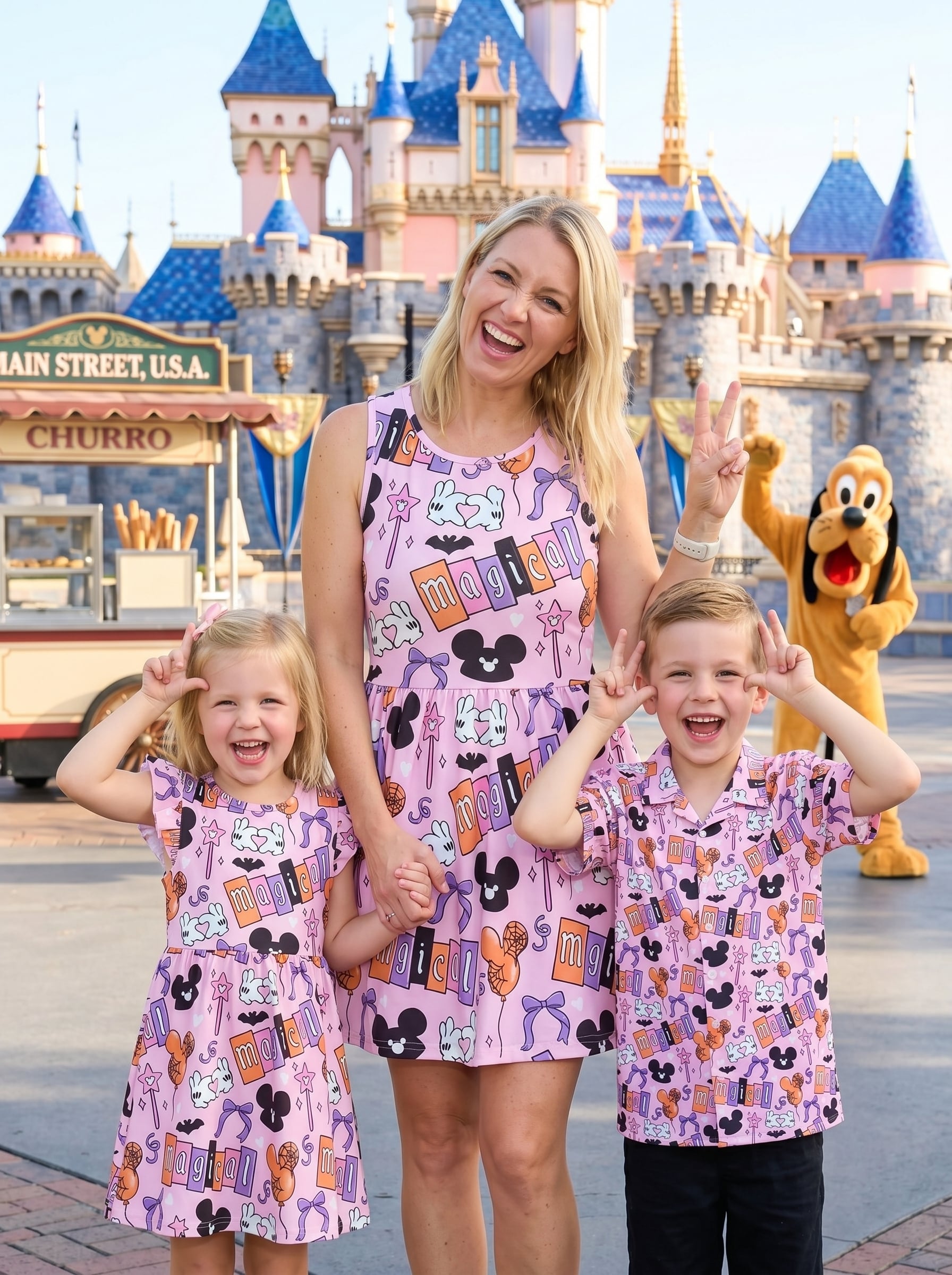 Magical Mickey Matching Family Set, Disney Family Vacation Outfit, Disneyland Trip Clothes - Image 2
