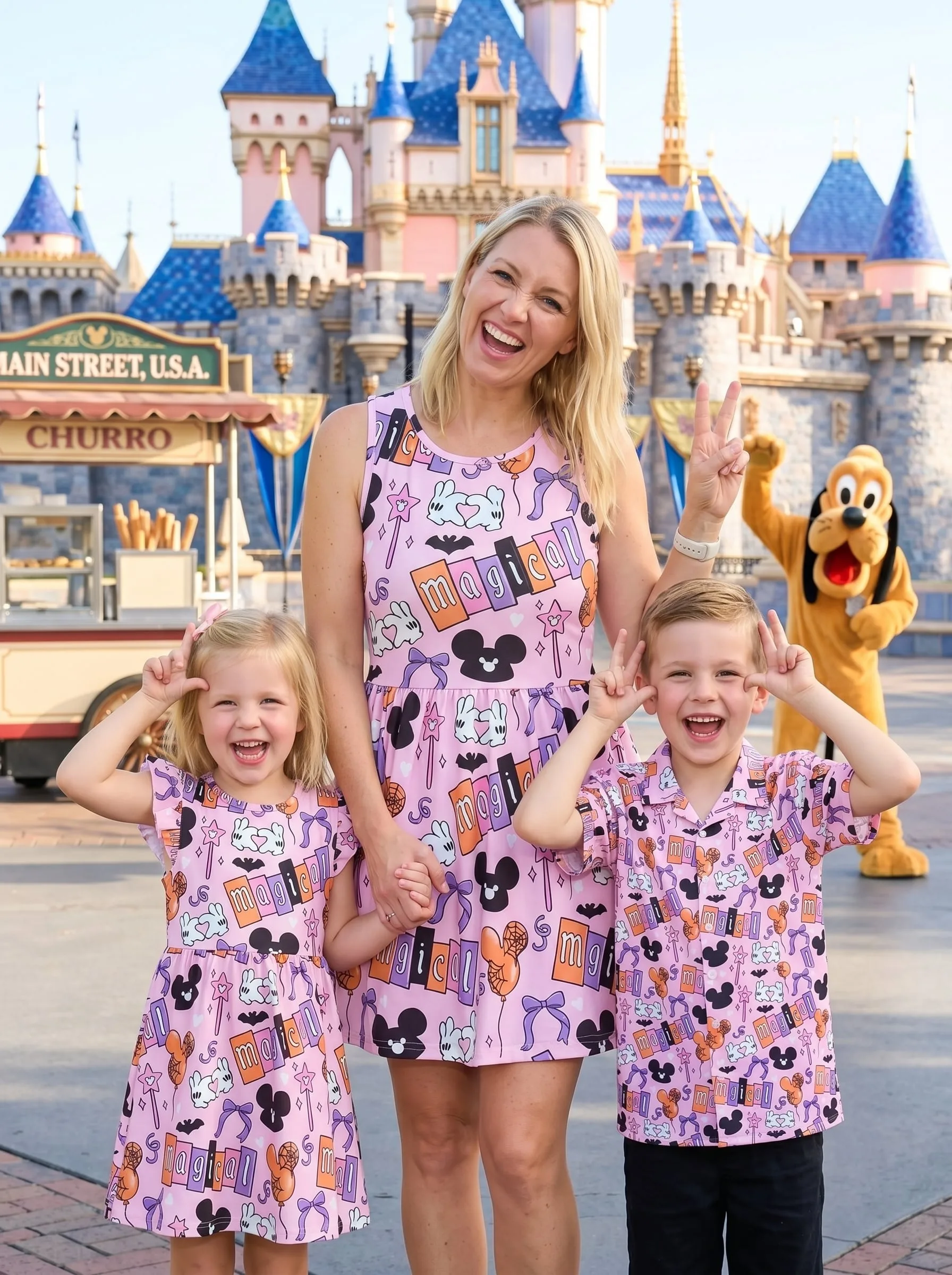 Magical Mickey Matching Family Set, Disney Family Vacation Outfit, Disneyland Trip Clothes - Image 2