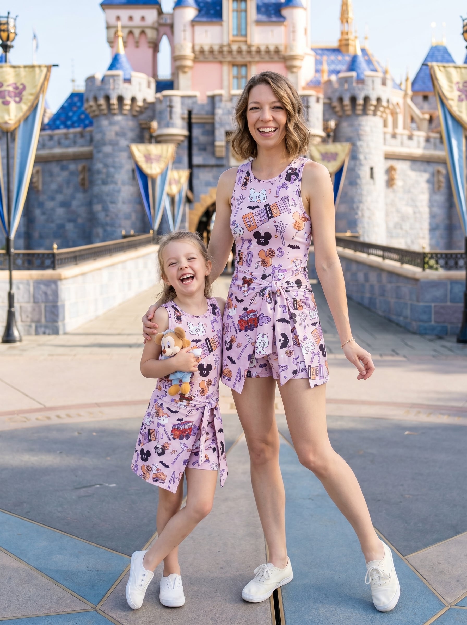 Magical Mickey Tennis Dress Skirt, Disney Park Vacation Outfit, Magical Mickey Skort Dress - Image 4