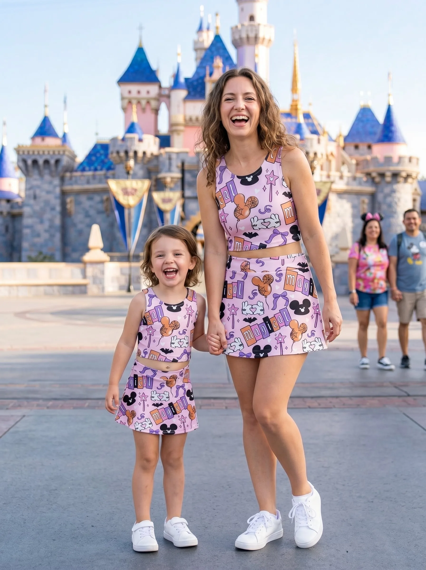 Magical Mickey Matching Dress Set, Mom And Me Outfit, Disney Park Vacation Clothes - Image 5