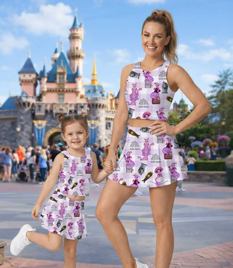 Disney The Haunted Mansion Hatbox Ghost Matching Mom and Me Dress Set, Family Vacation Theme Park Outfit - Image 9